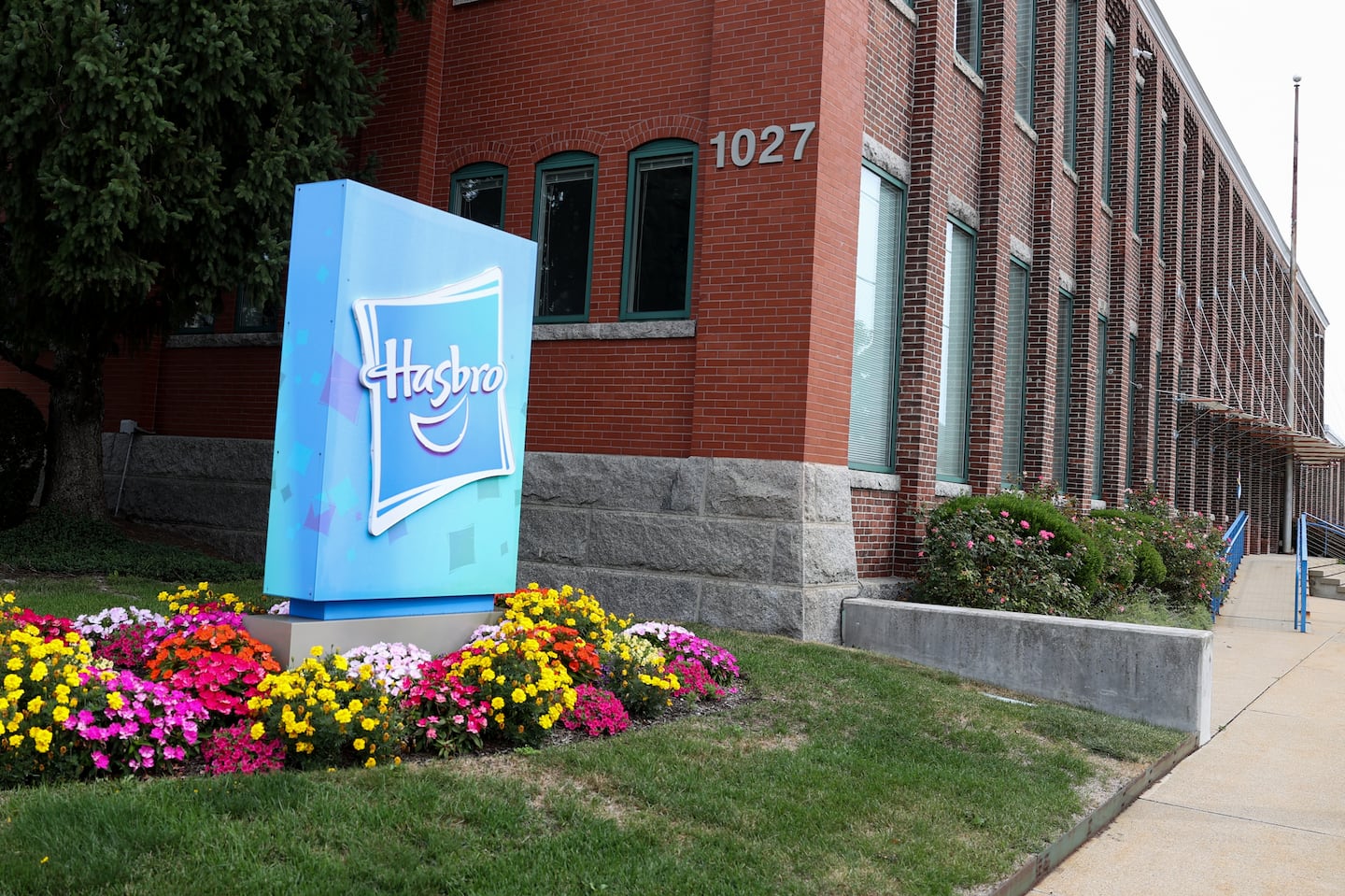 Exteriors of Hasbro Inc’s headquarters in Pawtucket, Rhode Island.