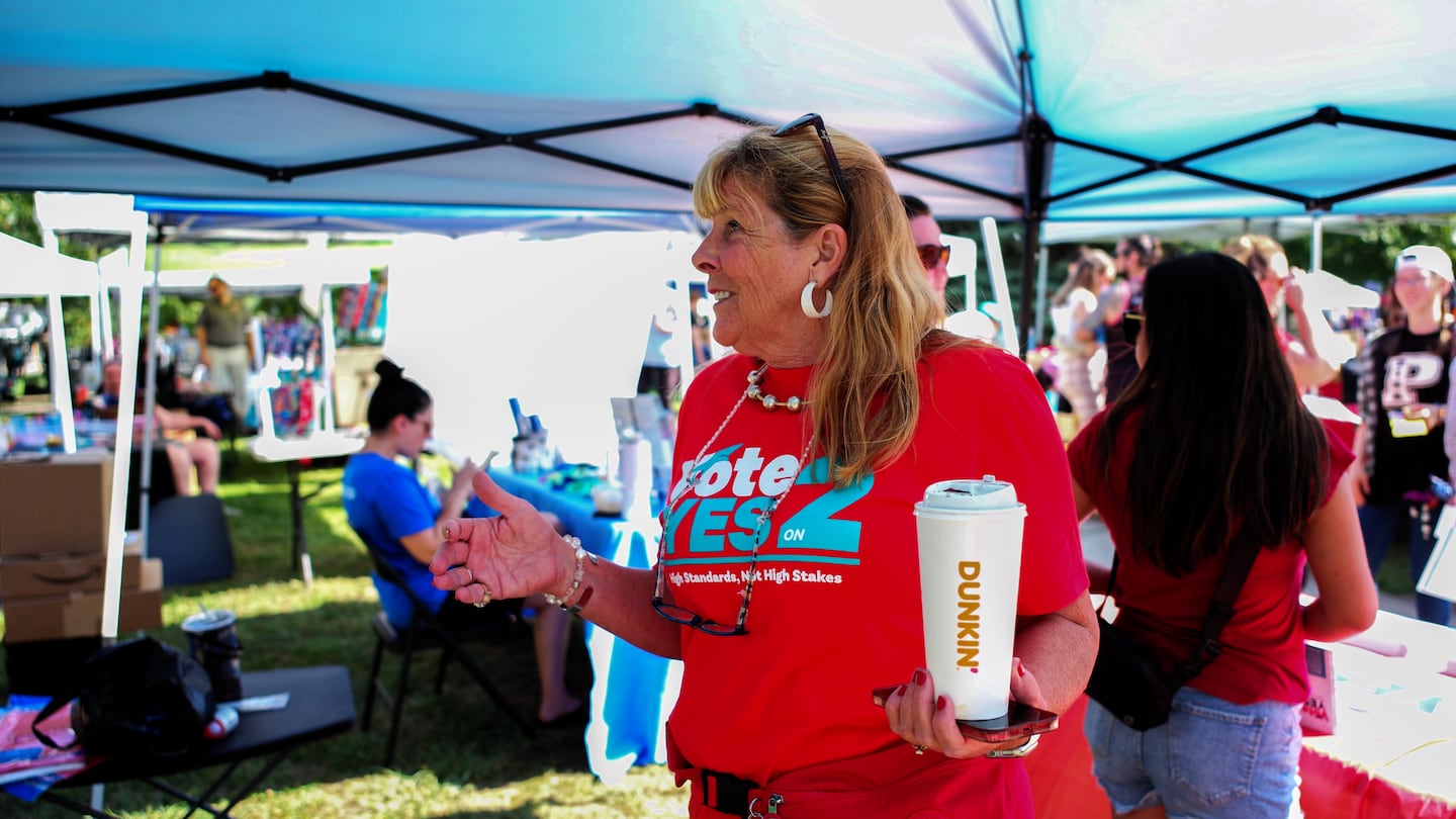 Deb McCarthy, vice president of the Massachusetts Teachers Association, is a driving force behind the ballot question that would eliminate the MCAS as a graduation requirement.