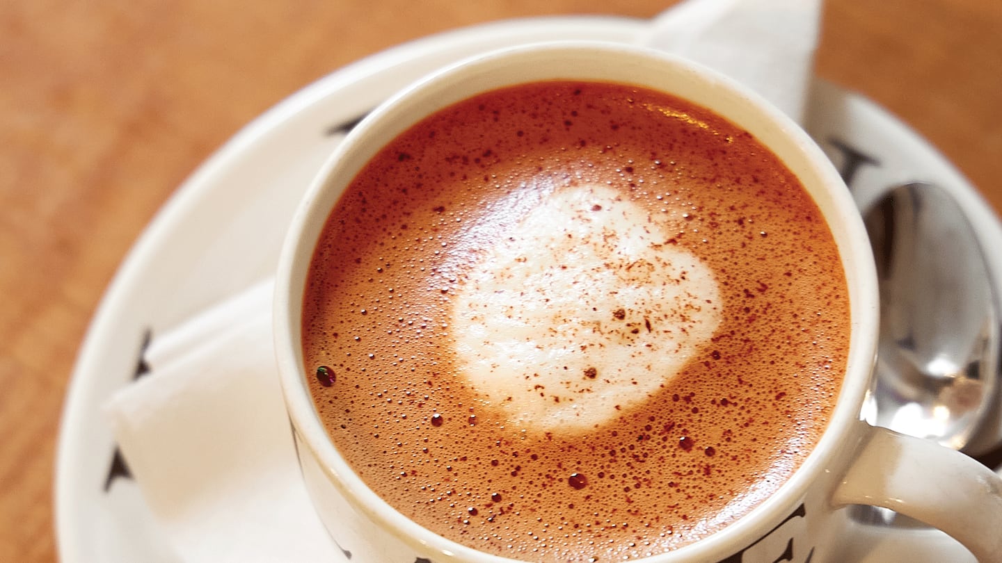 Hot chocolate at L.A. Burdick, coming soon to Brookline.