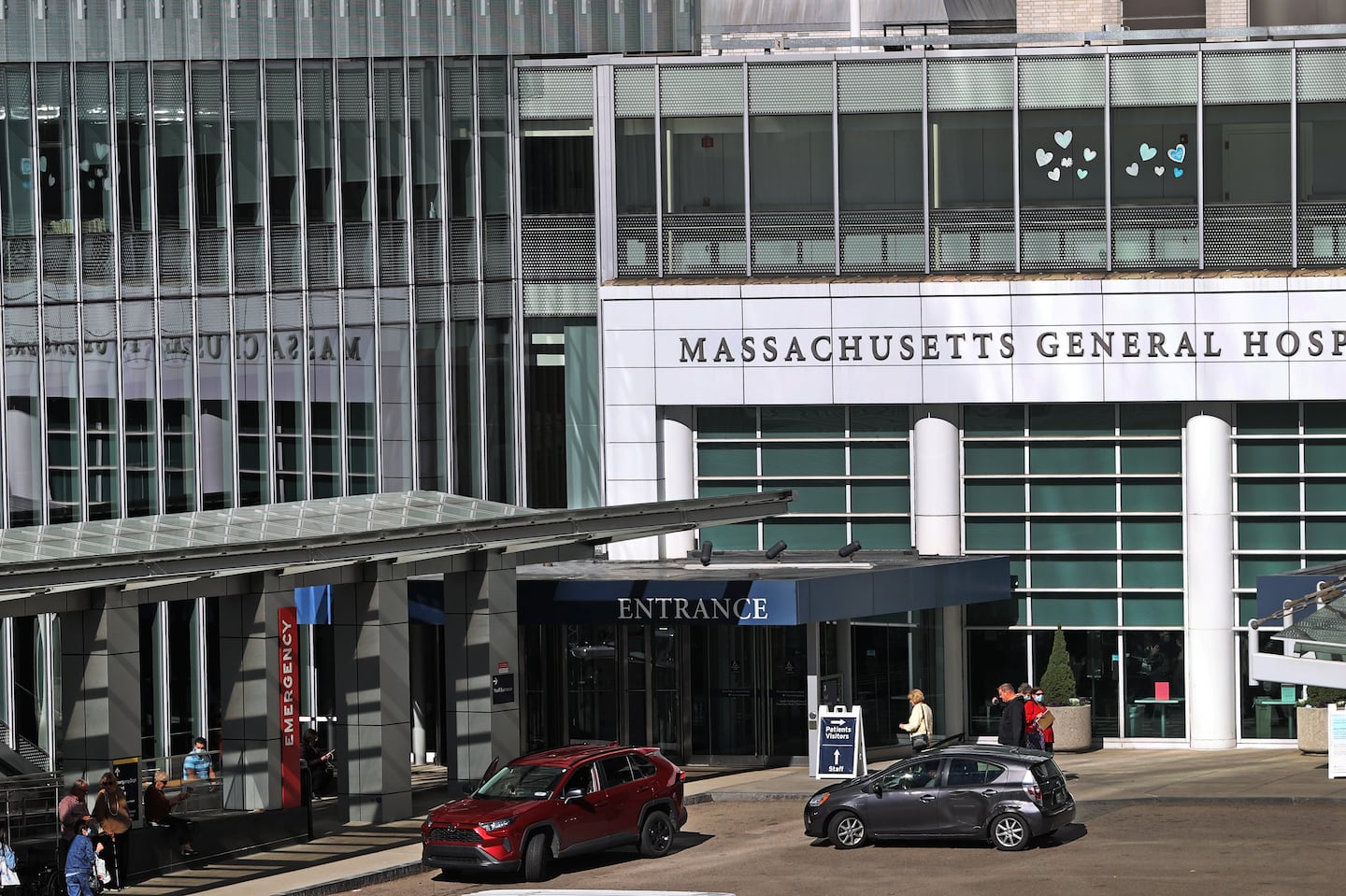 A view of Massachusetts General Hospital, Boston.