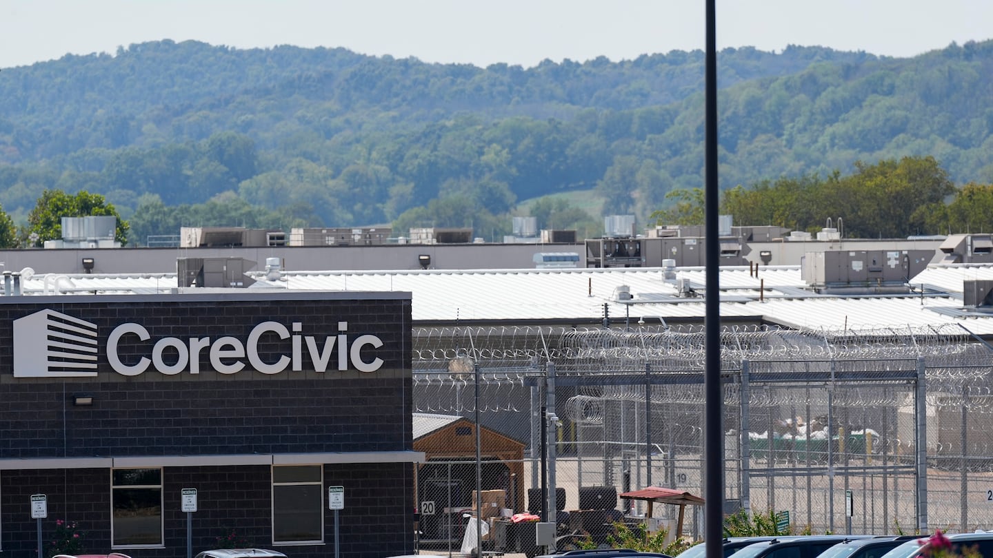 Trousdale Turner Correctional Center operated by CoreCivic is seen Aug. 29, in Hartsville, Tenn.