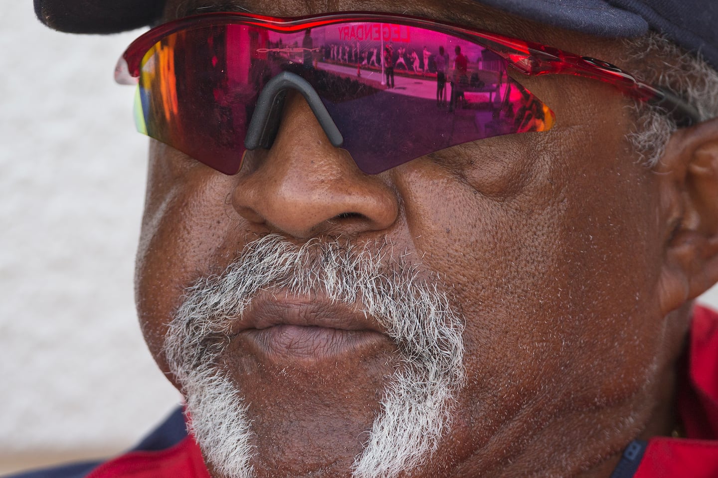 Luis Tiant shown at spring training in 2014.