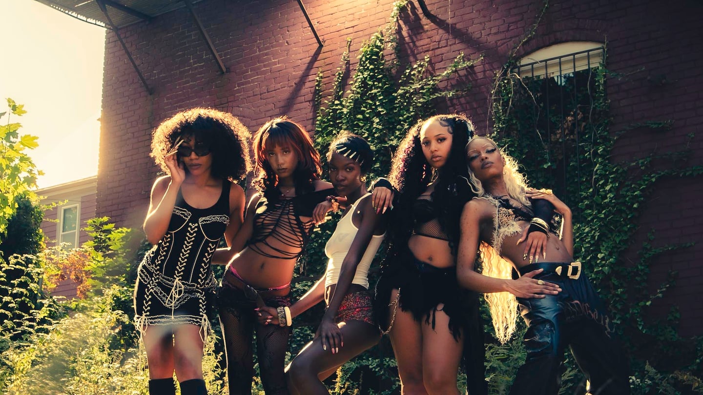 From left: Daharah Pritchard, Vikiana Petit-Homme, Rose Félismé, Keianna Richardson, and Nikayla Moreland pose for a Blair B*tch Project promotional picture. BBP is a free Halloween-themed concert highlighting local women of color in music.