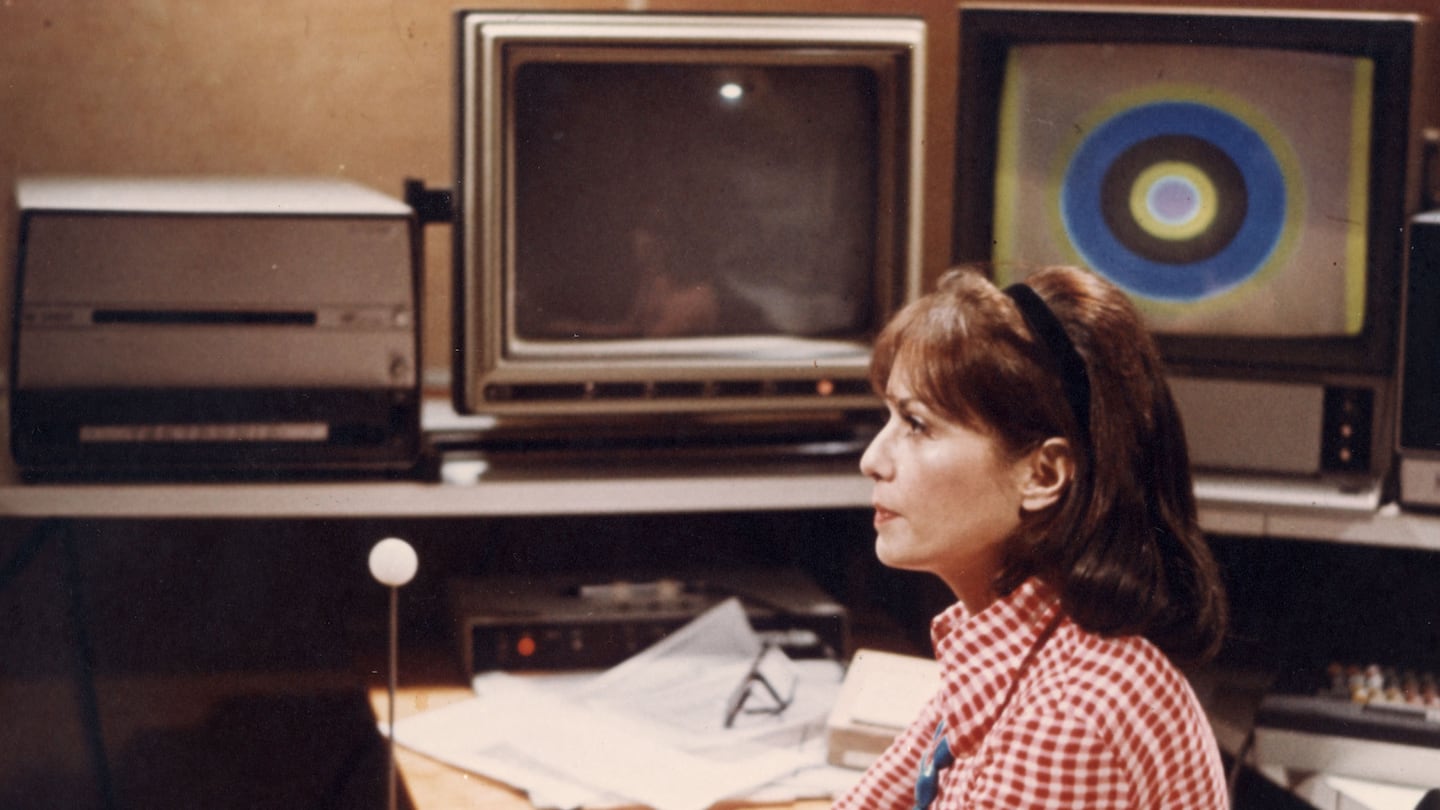 Ms. Schwartz, working at Bell Laboratories circa 1975.