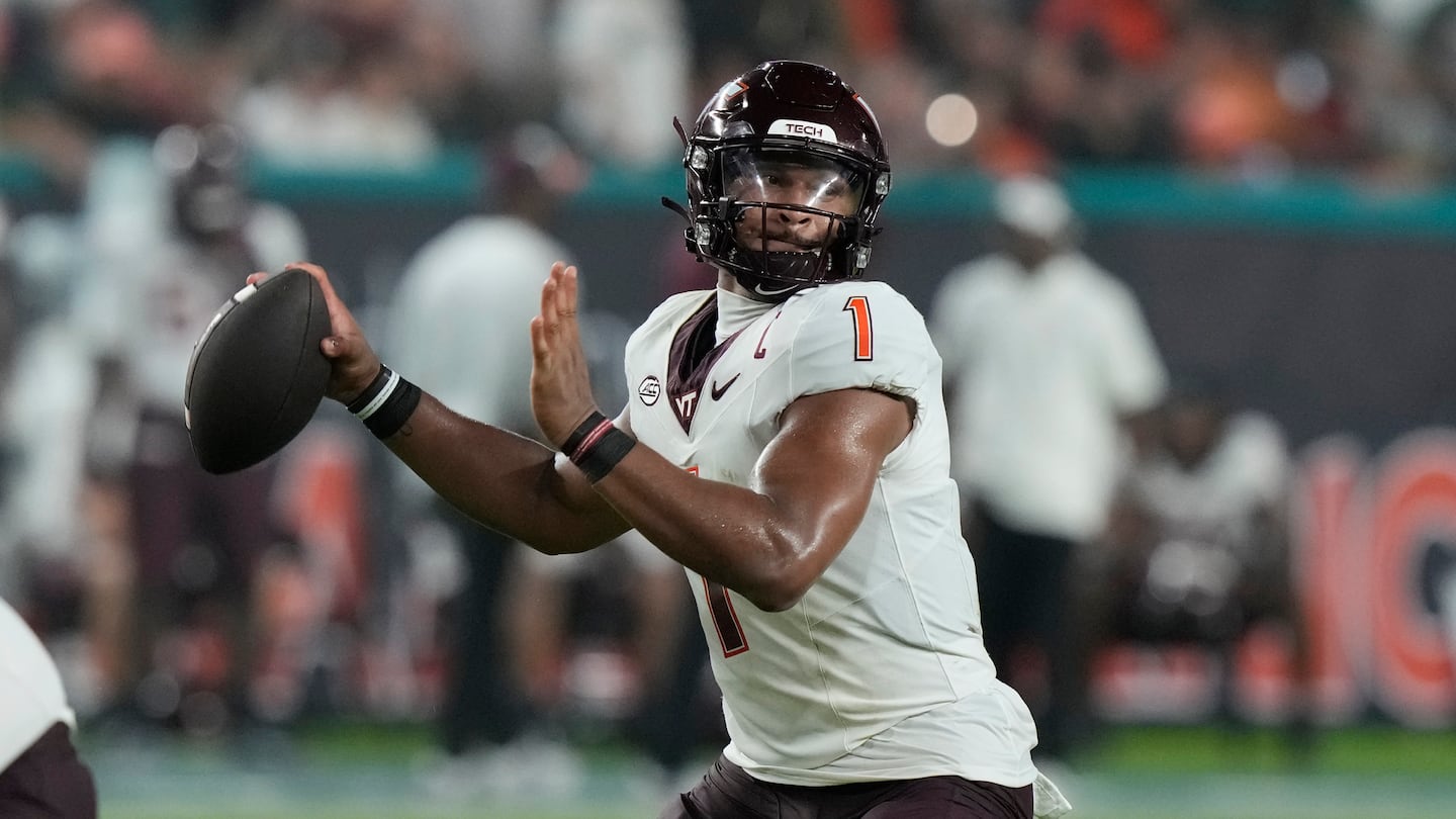 Next up for BC is Virginia Tech, led by dual-threat quarterback Kyron Drones.