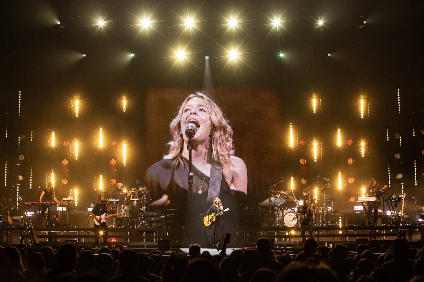 Maggie Rogers performed at TD Garden Thursday night.