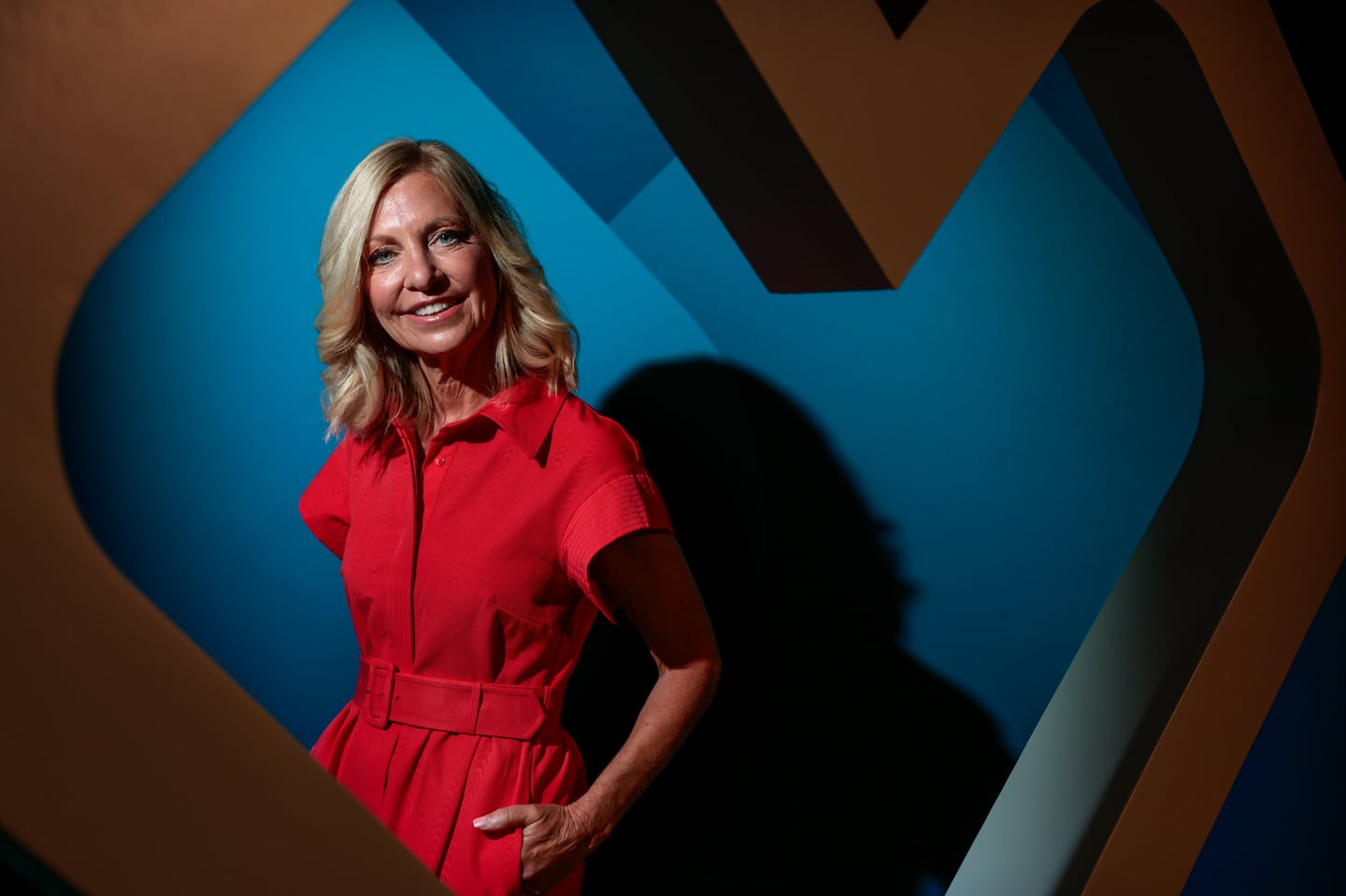 Karen Lynch posed for a portrait at the company’s corporate headquarters in Woonsocket, R.I.