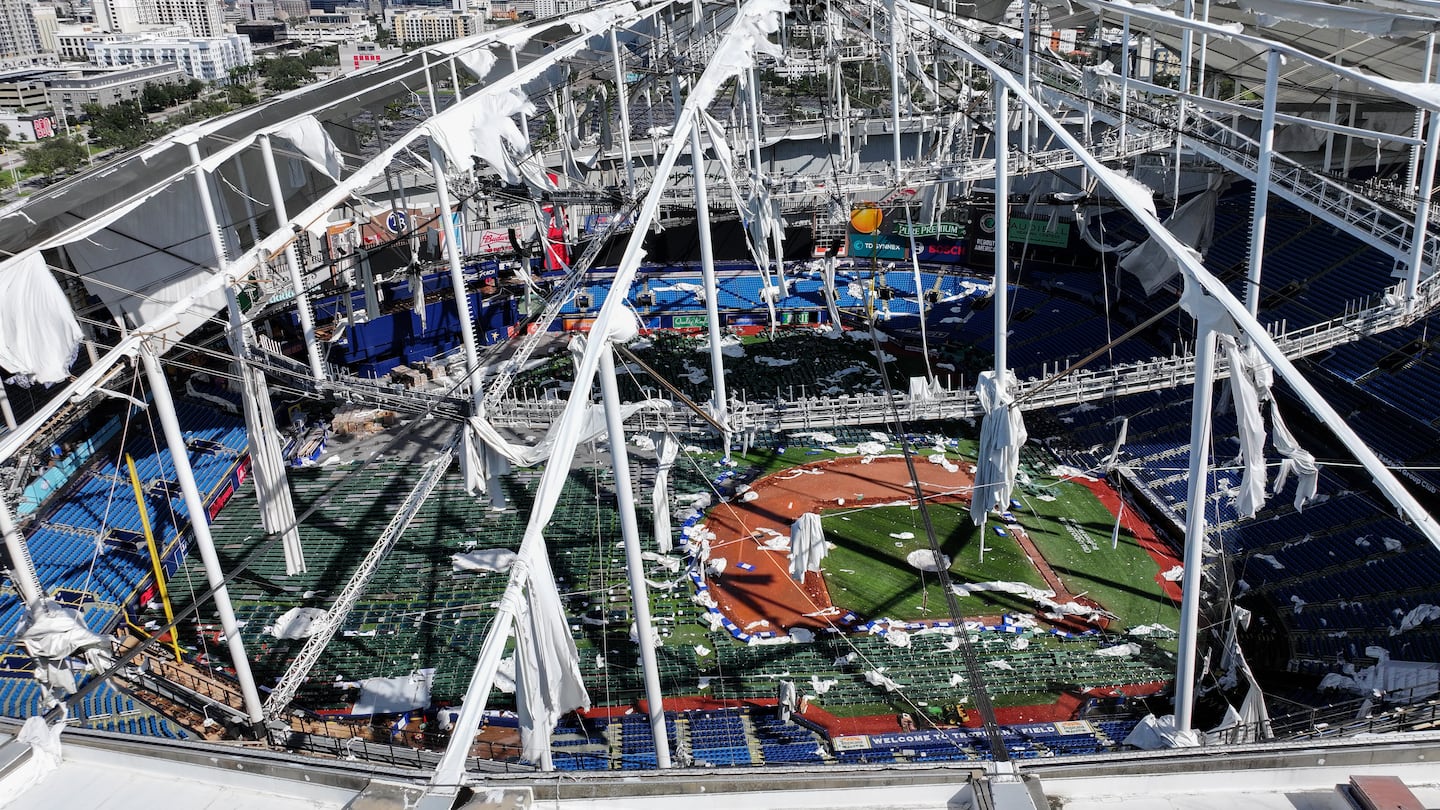 MLB wants the Rays to find a temporary venue in the Tampa Bay area if Tropicana Field, which was damaged earlier this month by Hurricane Milton, cannot be repaired in time for the start of the 2025 season.