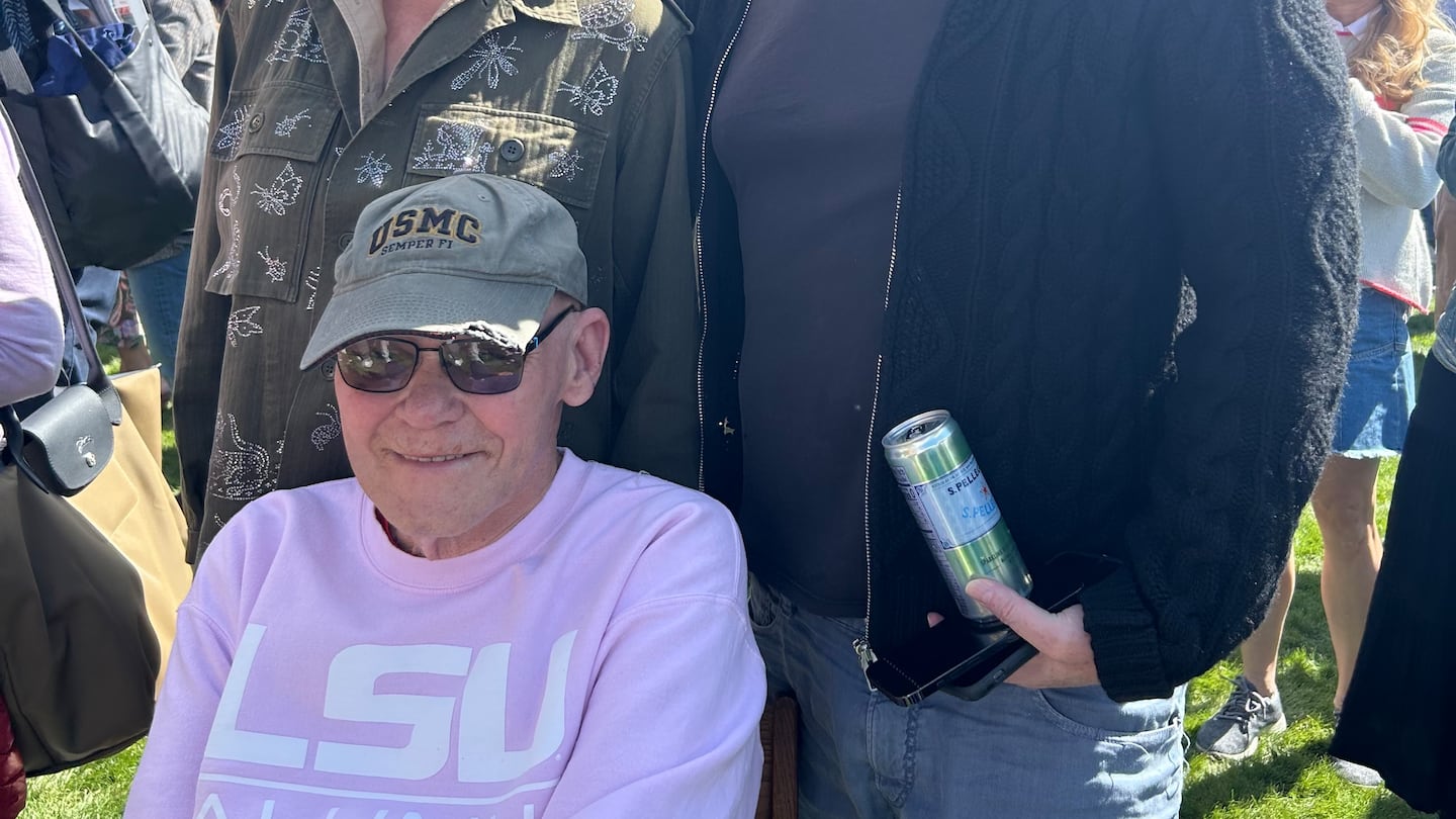 James Carville (sitting) with Martha Stewart and documentary filmmaker Matt Tyrnauer, this year at the Telluride Film Festival.