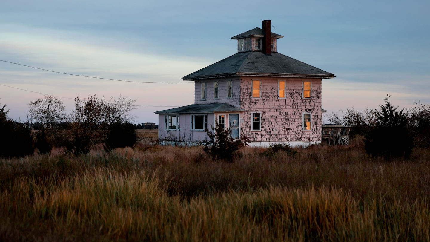 The Pink House on the causeway to Plum Island. The structure, owned by US Fish and Wildlife, could be razed as early as next week.