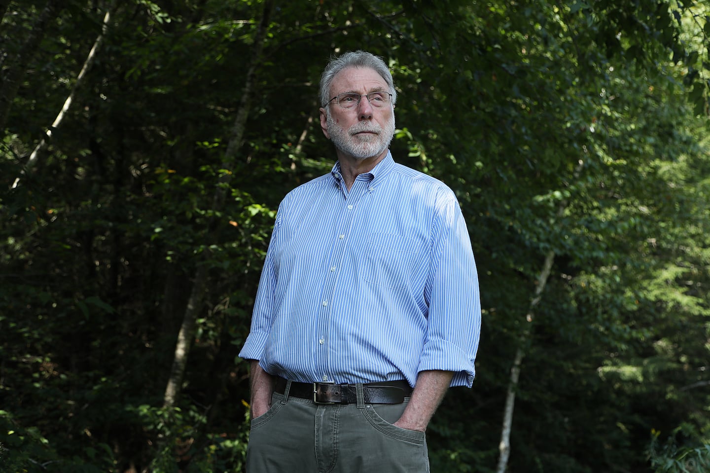 Marty Baron, the former editor of the Washington Post and the Boston Globe, photographed in the Berkshires in Aug. 8, 2023.