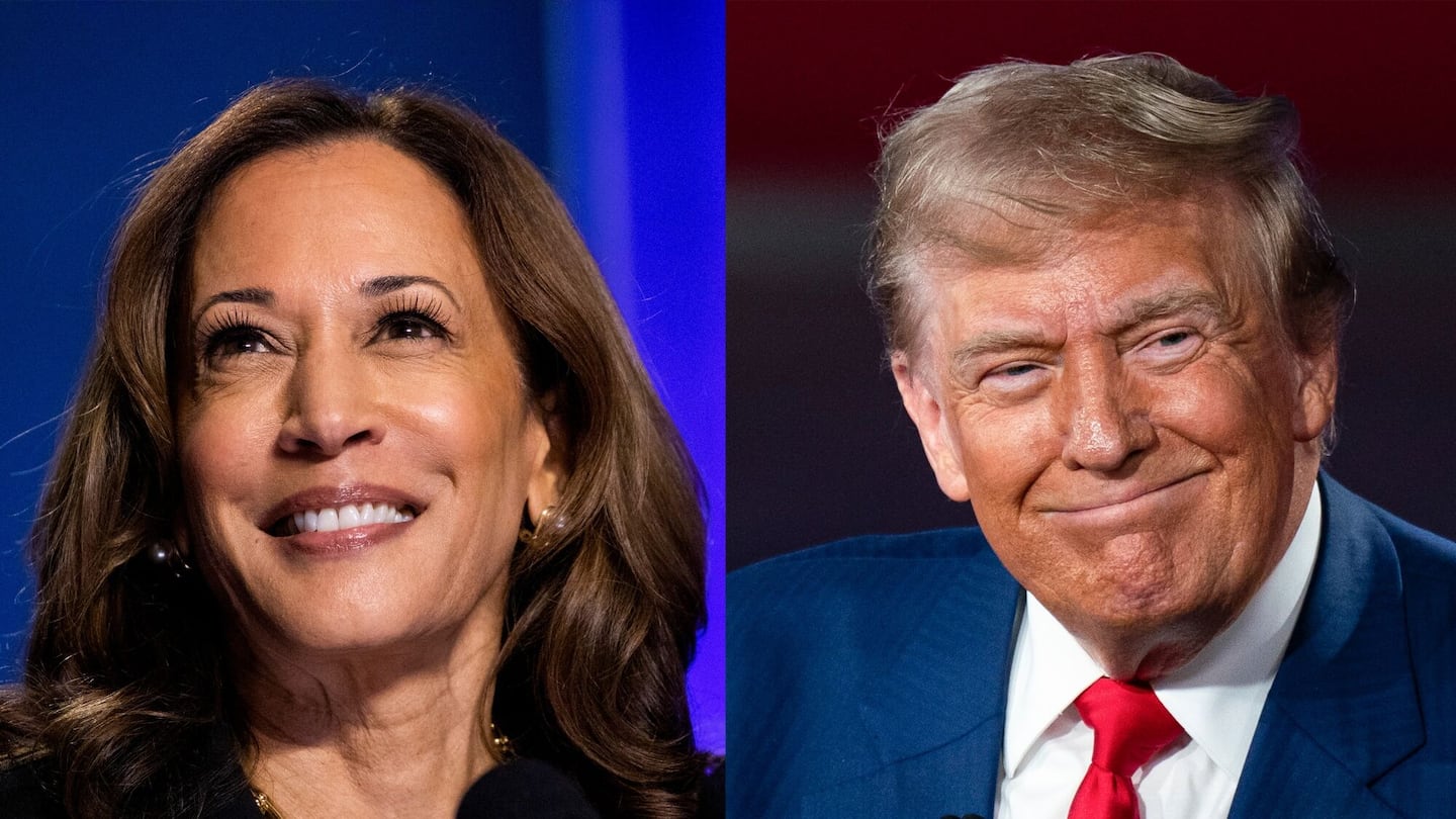 Kamala Harris and Donald Trump.