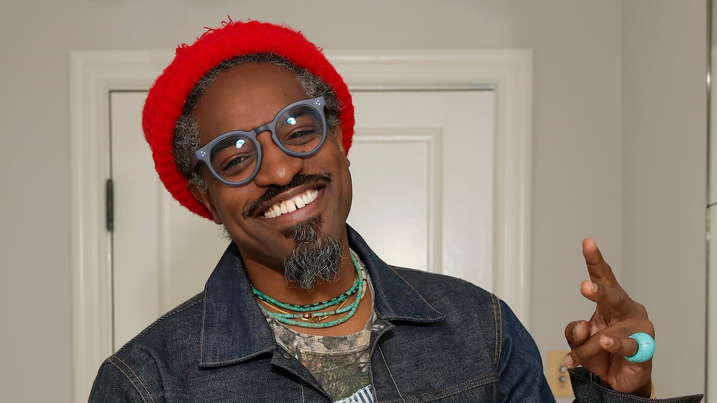 Andre 3000 attended the GQ Men of the Year Party 2023 VIP dinner at Chateau Marmont on Nov. 16, 2023, in Los Angeles. He performs in Boston Wednesday night.