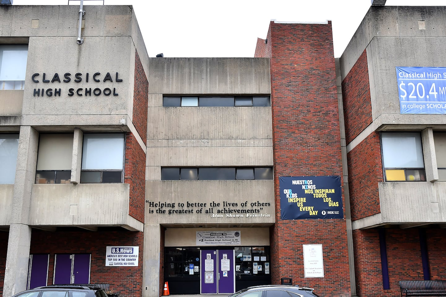 Classical High School on Westminster Street in Providence, RI.