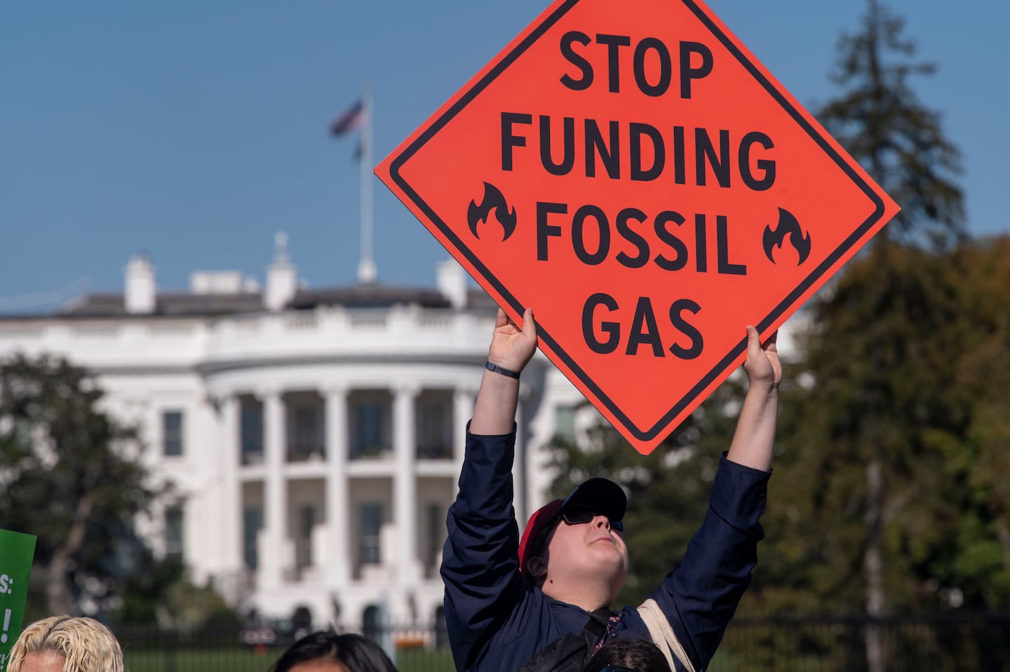 Global-warming activists rallied in Washington, D.C., last week.