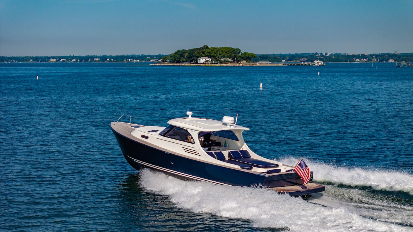 Through Nov. 15, the Hyatt Regency Greenwich offers a special Yacht Escape package that includes a half-day tour aboard a Hinckley Talaria 44 (pictured here) so visitors can explore Long Island Sound and the Connecticut coast.