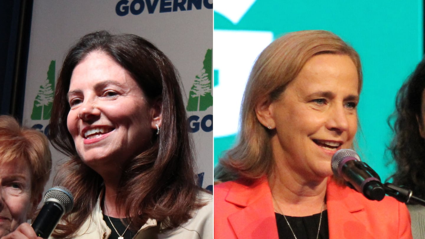 Kelly Ayotte, left, and Joyce Craig are facing off in the general election for New Hampshire governor after they won their Republican and Democratic primaries, respectively, on Tuesday, Sept. 10, 2024.