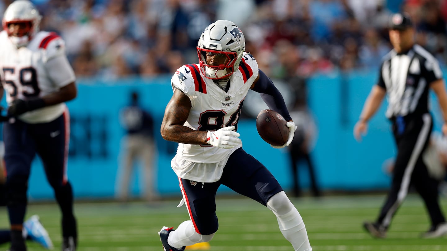 Though the Patriots were believed to be shopping Kendrick Bourne, he remains a Patriots after Tuesday's trade deadline.