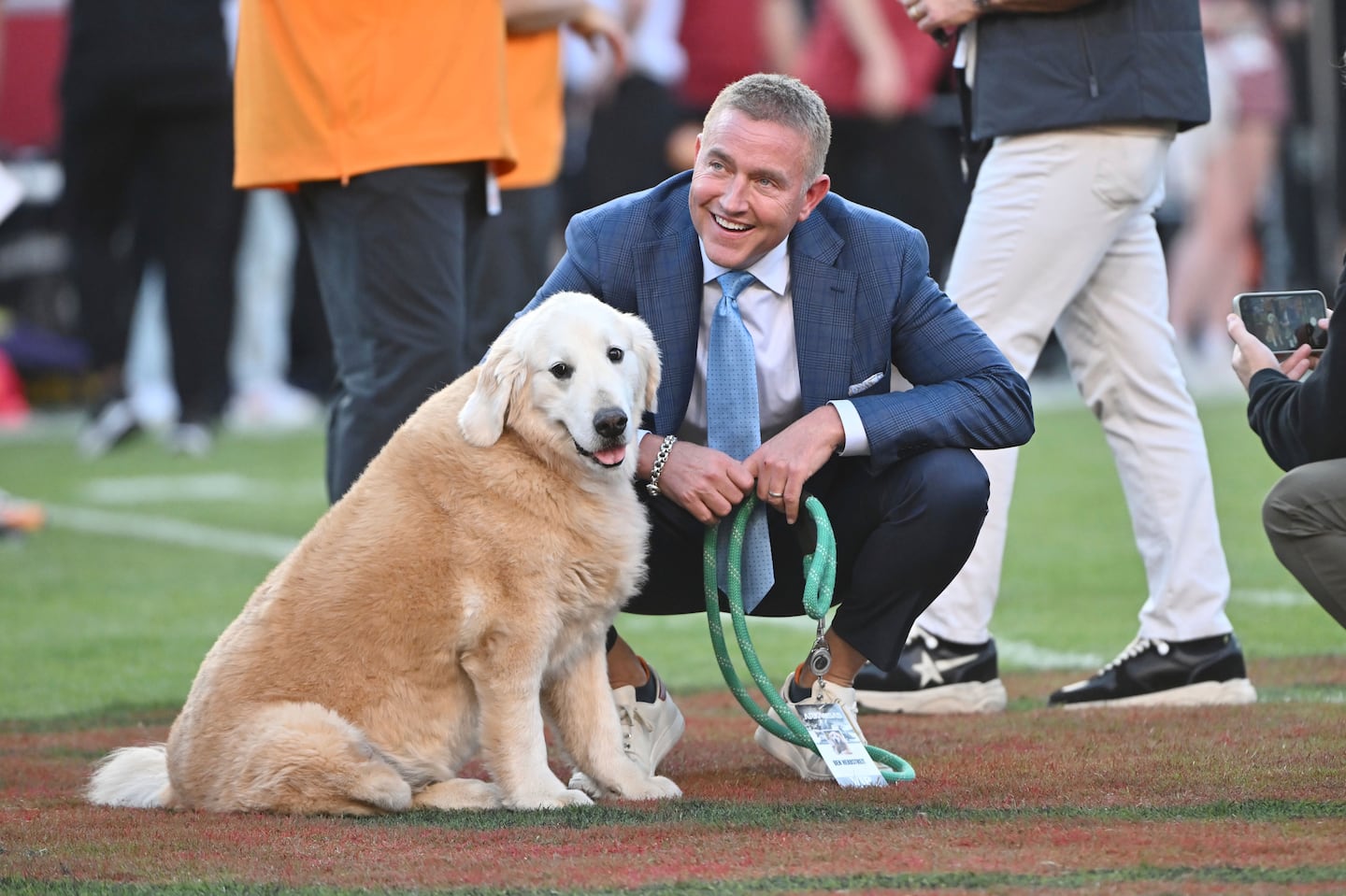 Ben was a fixture on the sidelines of games Kirk Herbstreit was calling during the past two seasons.