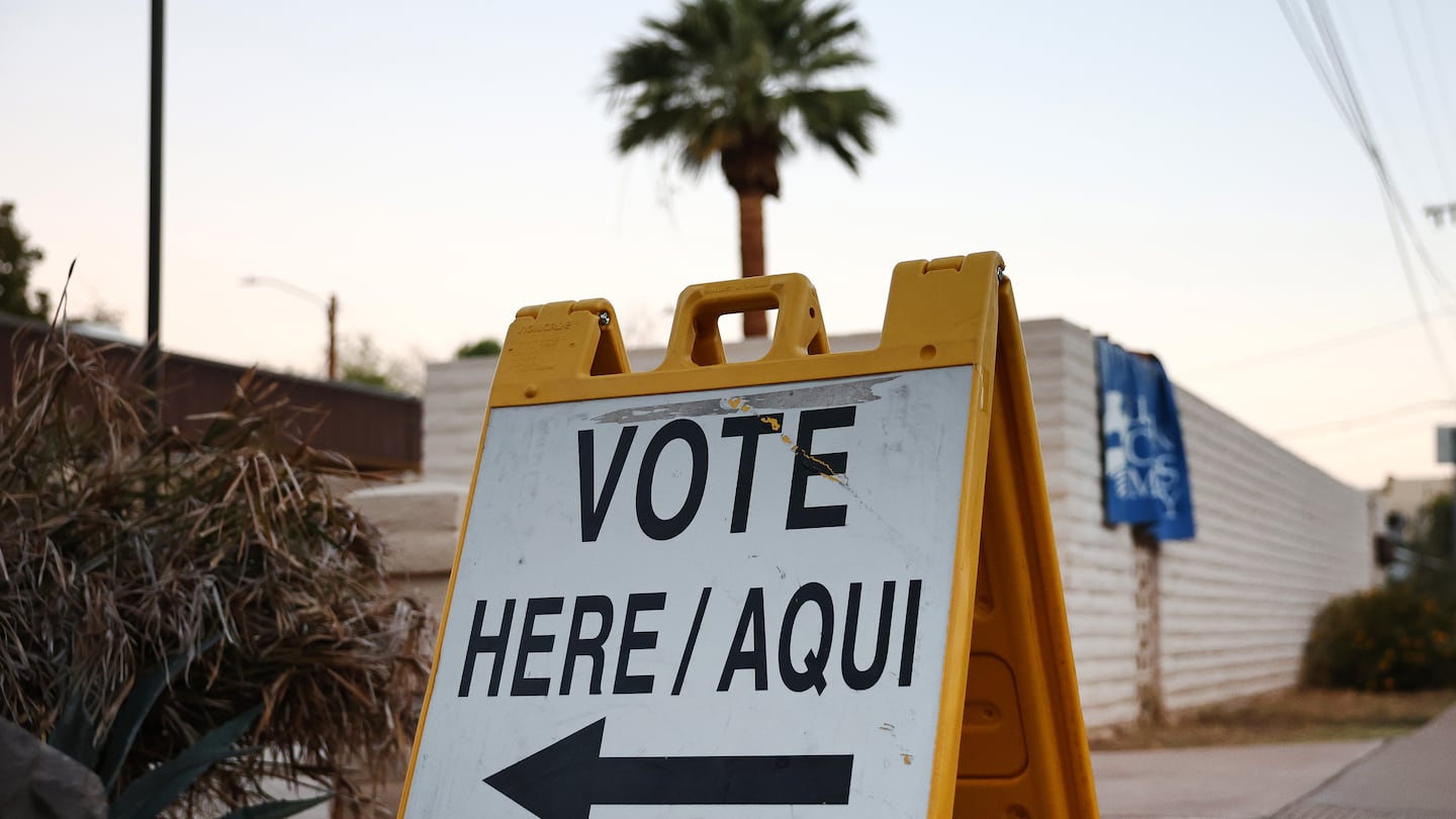 A polling location at a church in Tempe, Arizona.