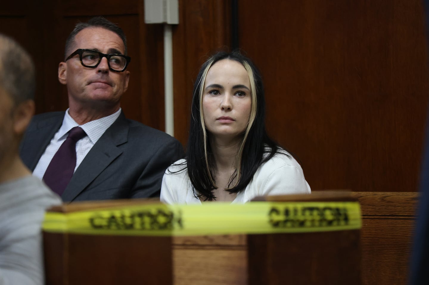 Shelby Hewitt at a pre-trial hearing at Suffolk County Courthouse in October.