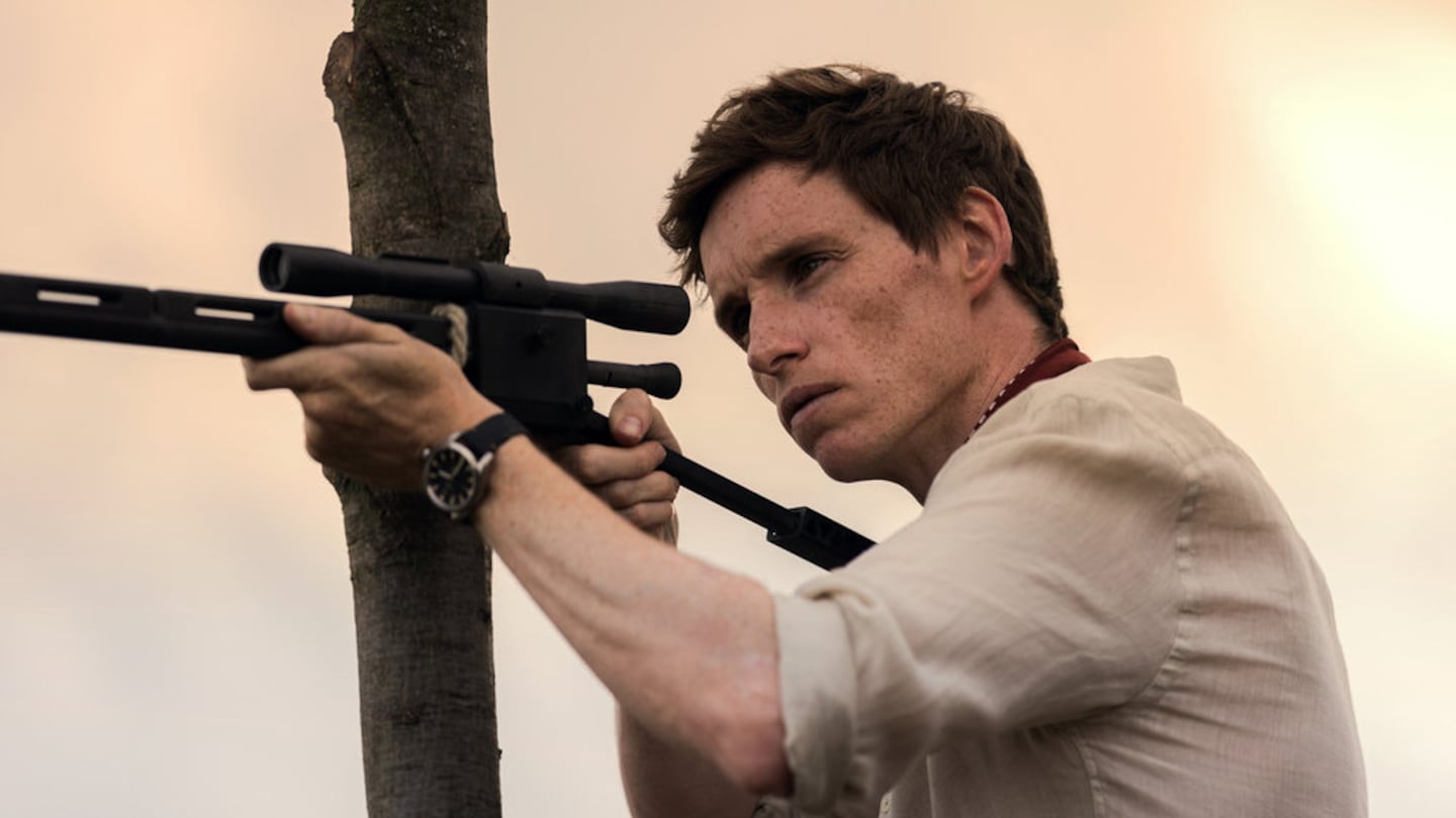 Eddie Redmayne as "Day of the Jackal"