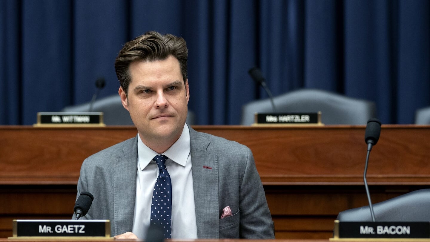 Matt Gaetz Photographer: Stefani Reynolds/Bloomberg