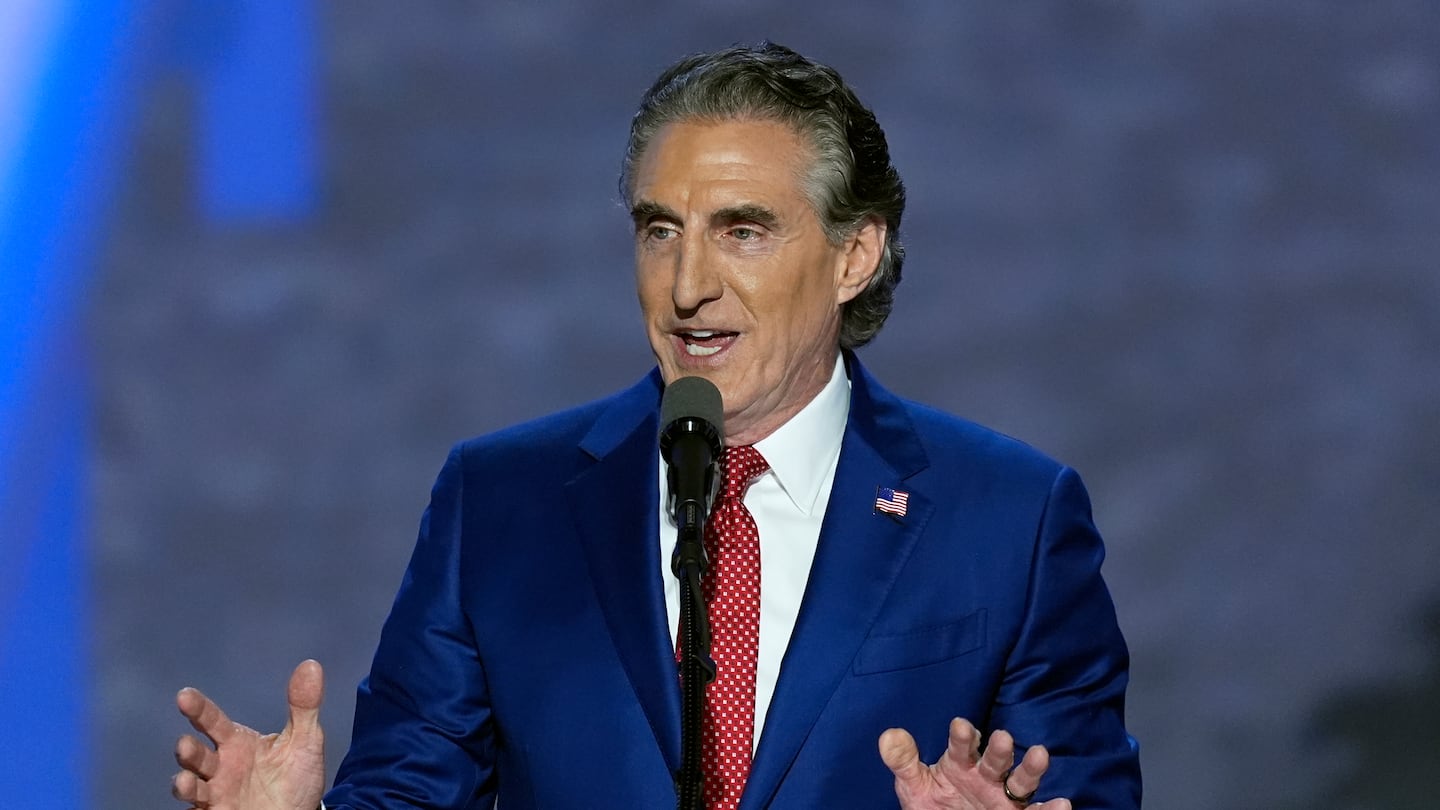 Governor Doug Burgum speaks during the Republican National Convention on Wednesday, July 17, 2024, in Milwaukee.