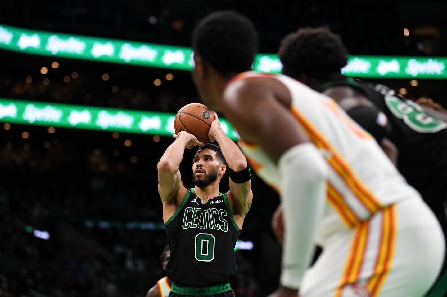 Jayson Tatum is shooting a career-high 8.9 free throws for game and making them at a career-low rate of 81 percent.