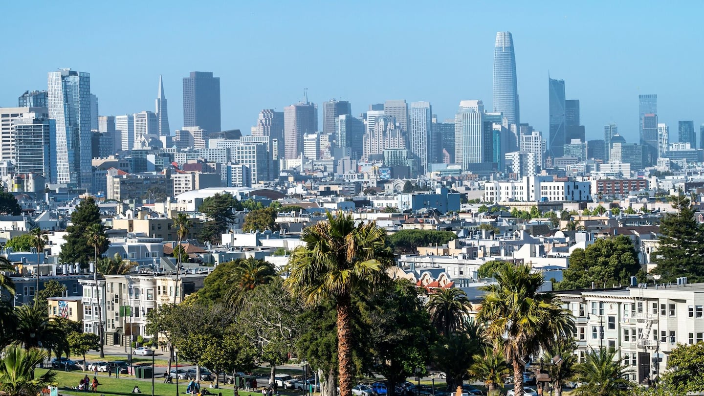 Dolores Park in the Mission neighborhood of San Francisco, Calif., on May 31.