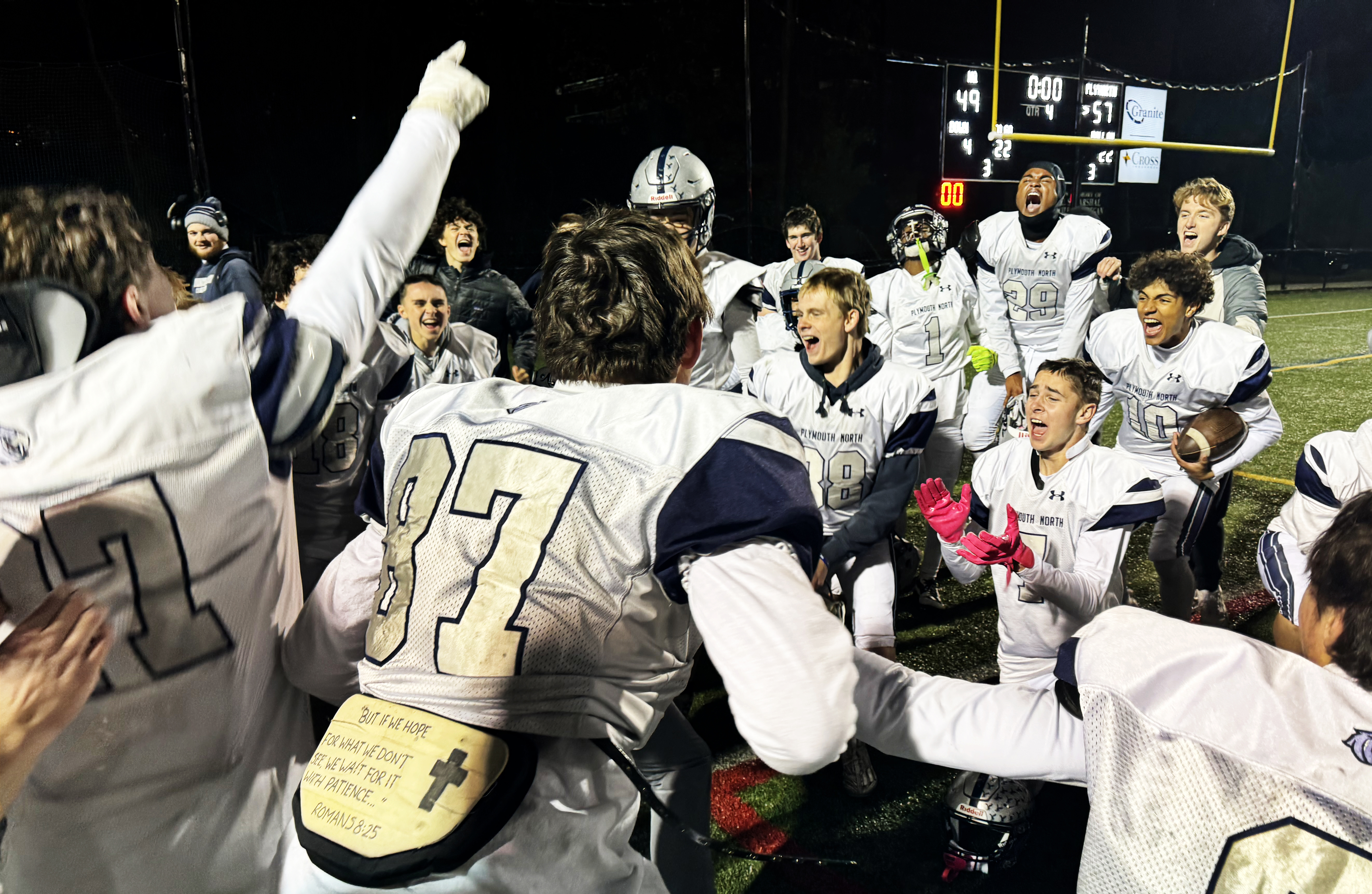 Plymouth North won a six-overtime thriller over North Quincy in non-playoff action on Friday.