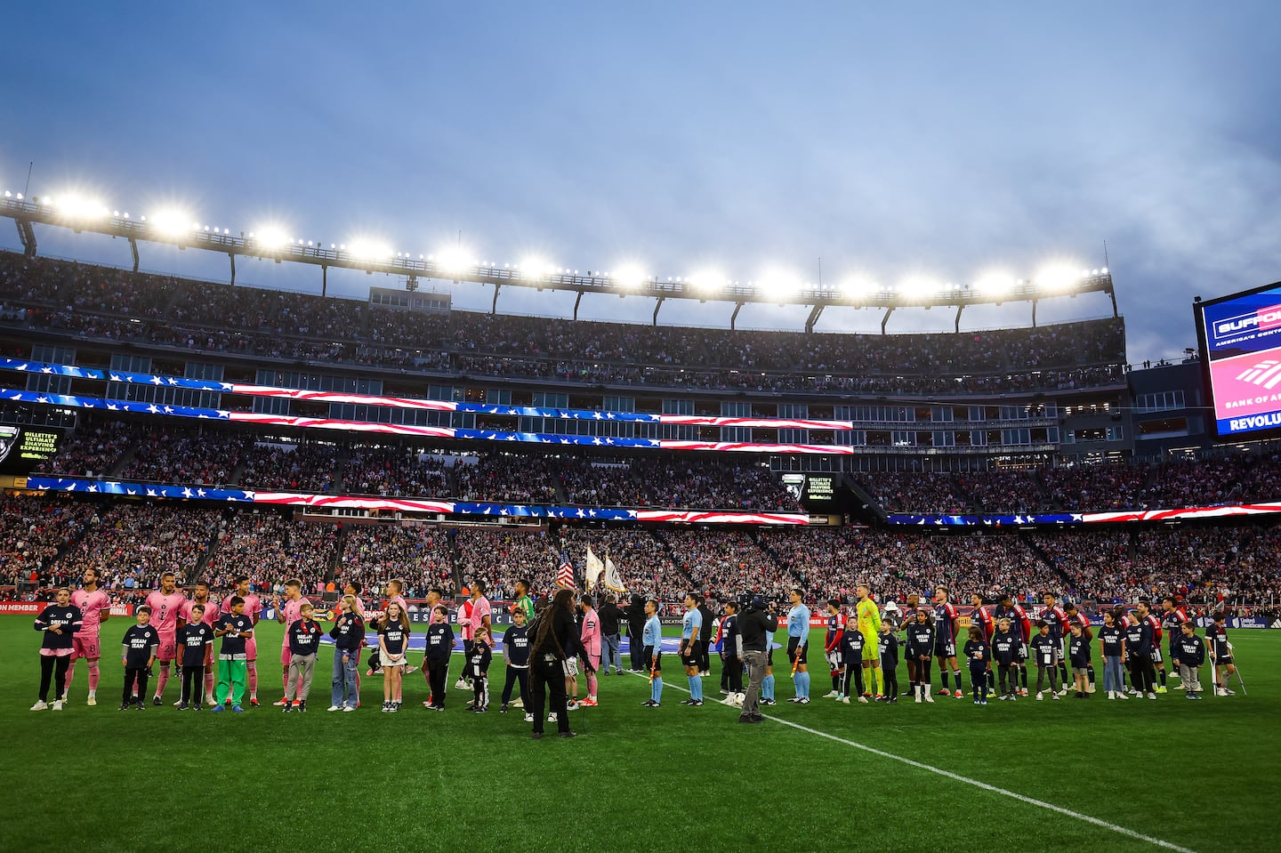 The Revolution set a franchise attendance record in 2024, including a sellout of more than 65,000 on April 27 when Lionel Messi and Inter Miami visited.