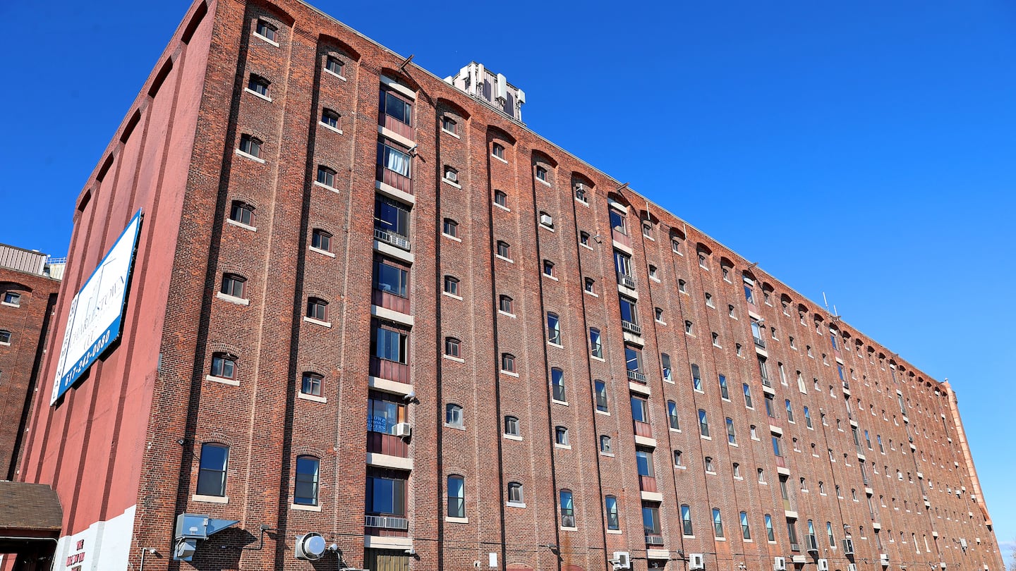 A view of 50 Terminal St., building 2 in Charlestown. An agreement reached by the property owner, city officials, arts advocates, and the building’s tenants’ association means individuals and bands can continue to practice there at Charlestown Rehearsal Studios.