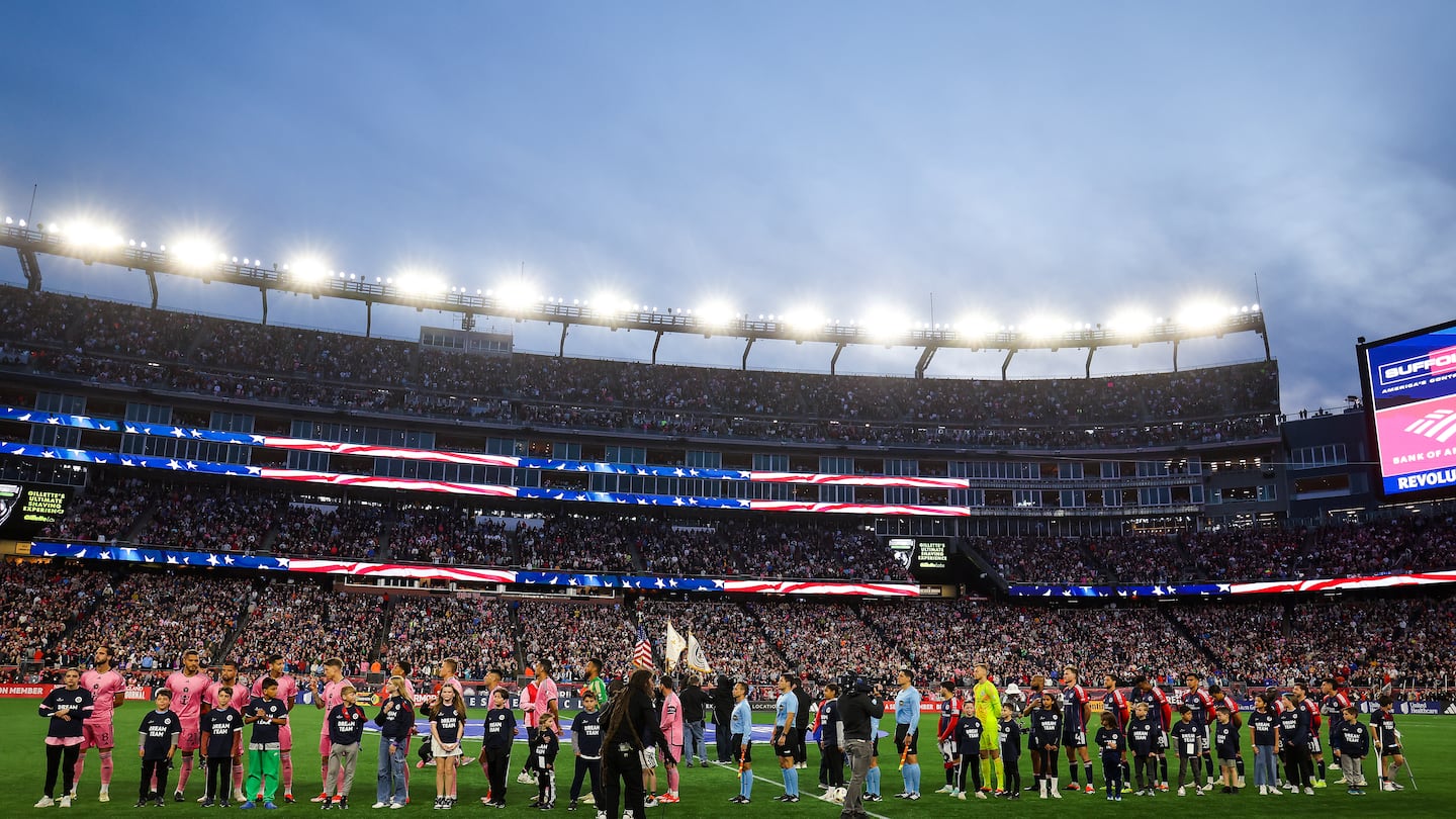 The Revolution set a franchise attendance record in 2024, including a sellout of more than 65,000 on April 27 when Lionel Messi and Inter Miami visited.