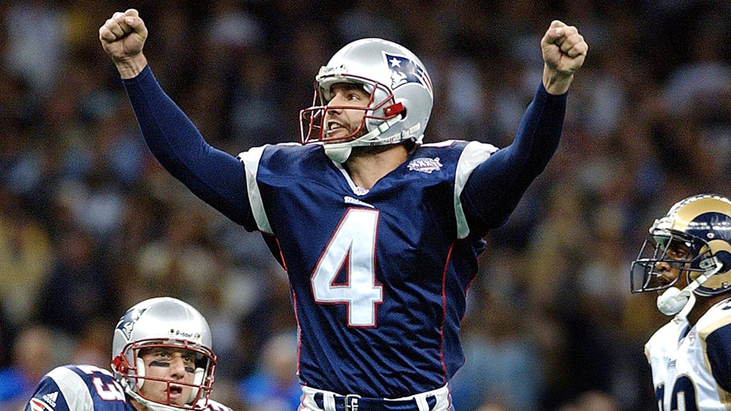 Kicker Adam Vinatieri, who helped the Patriots to three Super Bowl titles and won a fourth with the Colts, was named a semifinalist for the Pro Football Hall of Fame.