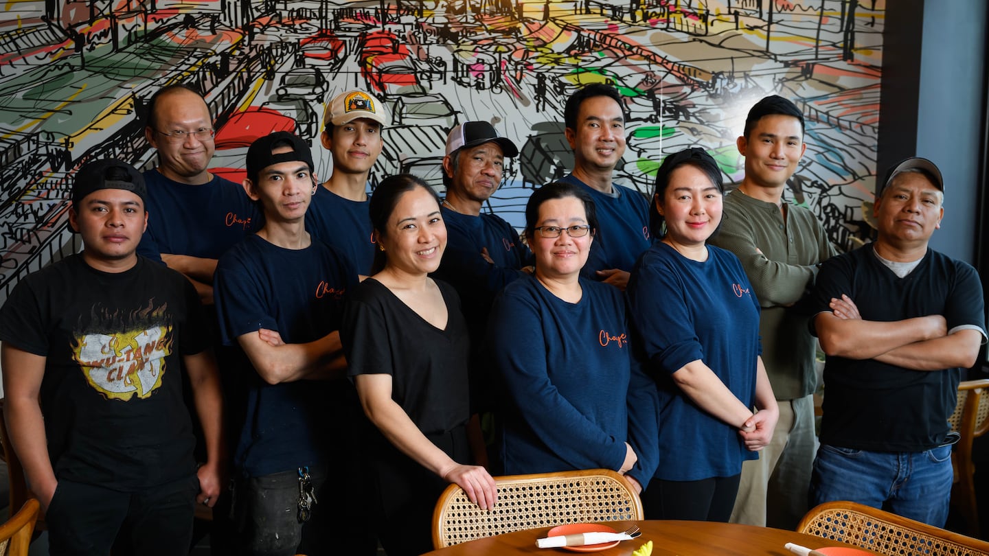 The team at Cha Yen Thai Cookery in Watertown on Nov. 19, 2024.