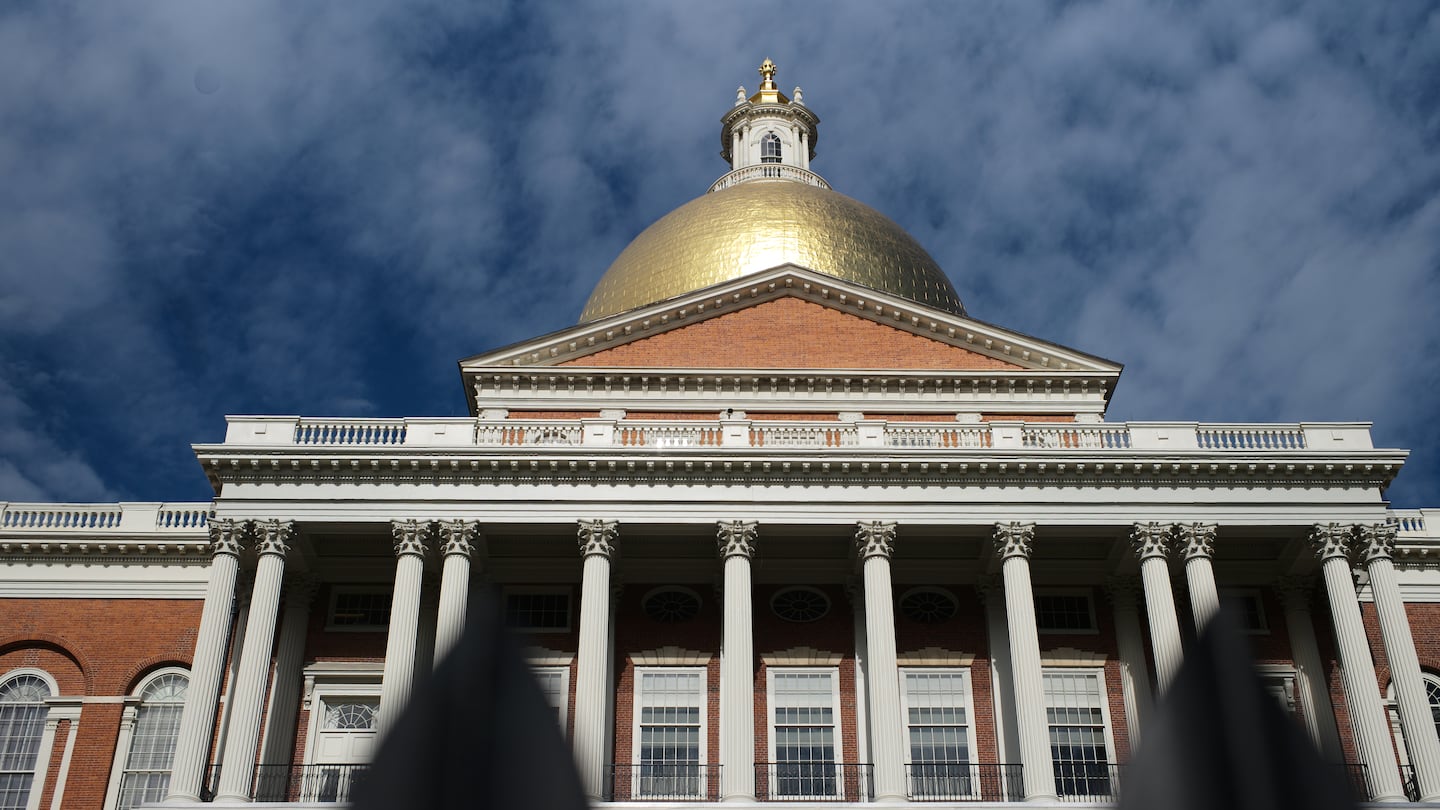 The Massachusetts State House.