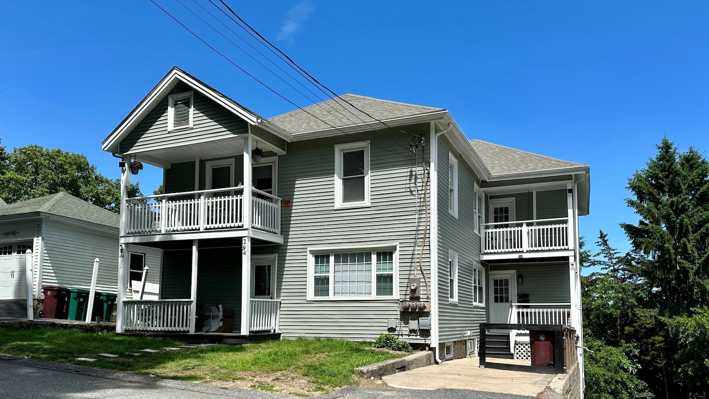 The newly renovated three-family home at 294 Rhode Island Ave. in Woonsocket, R.I.