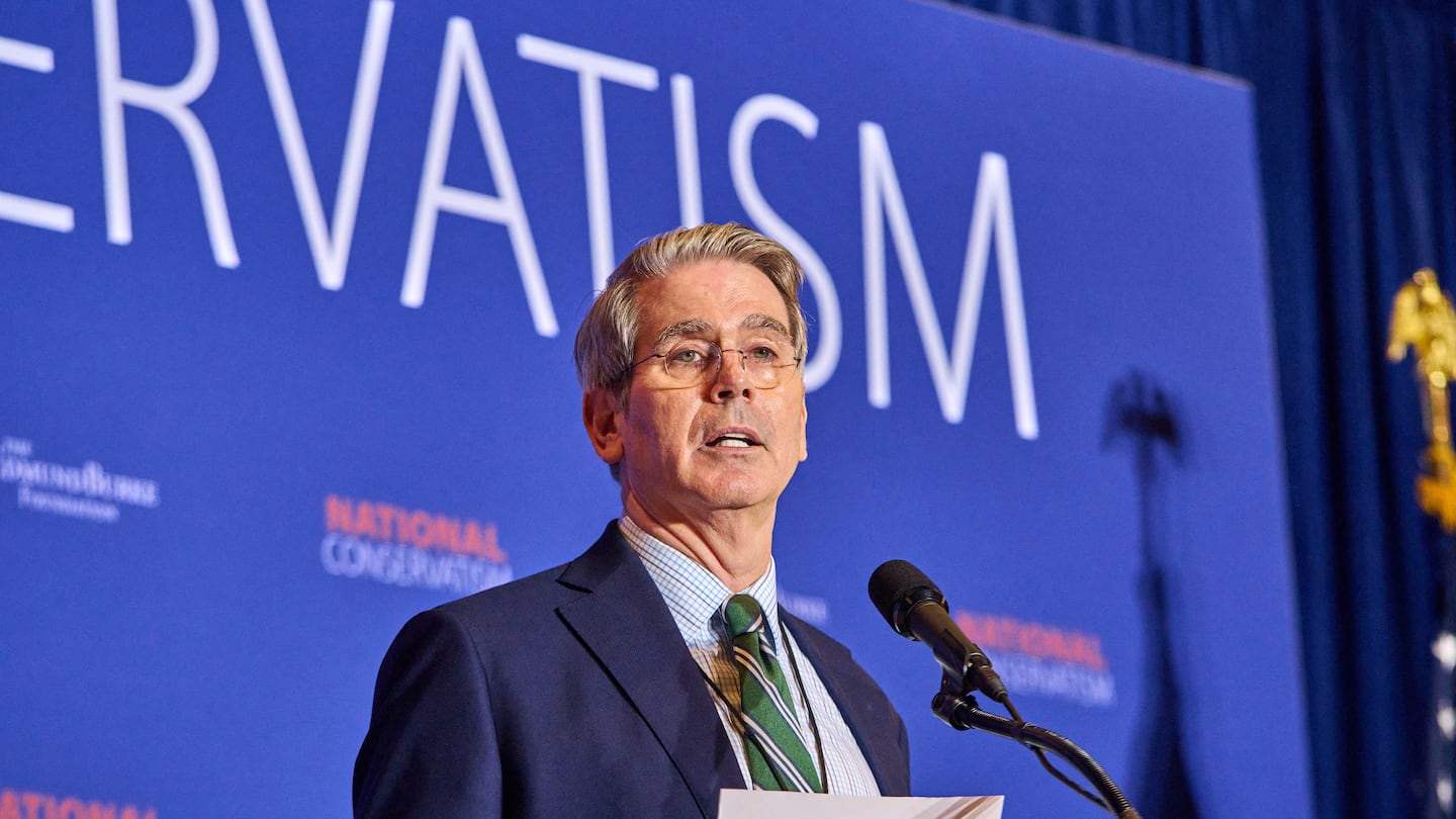 Scott Bessent speaks at the National Conservative Conference in Washington D.C., Wednesday, July 10, 2024.