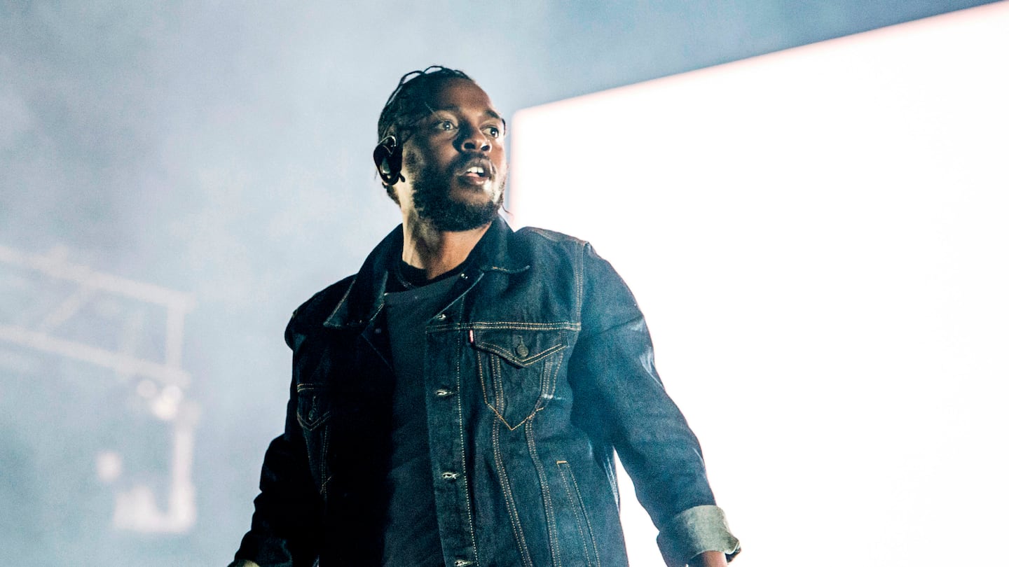 Rapper Kendrick Lamar pictured during the Festival d'ete de Quebec in Quebec City, Canada, on July 7, 2017. The artist's unannounced sixth studio album, “GNX,” was released — surprising fans — on Friday.