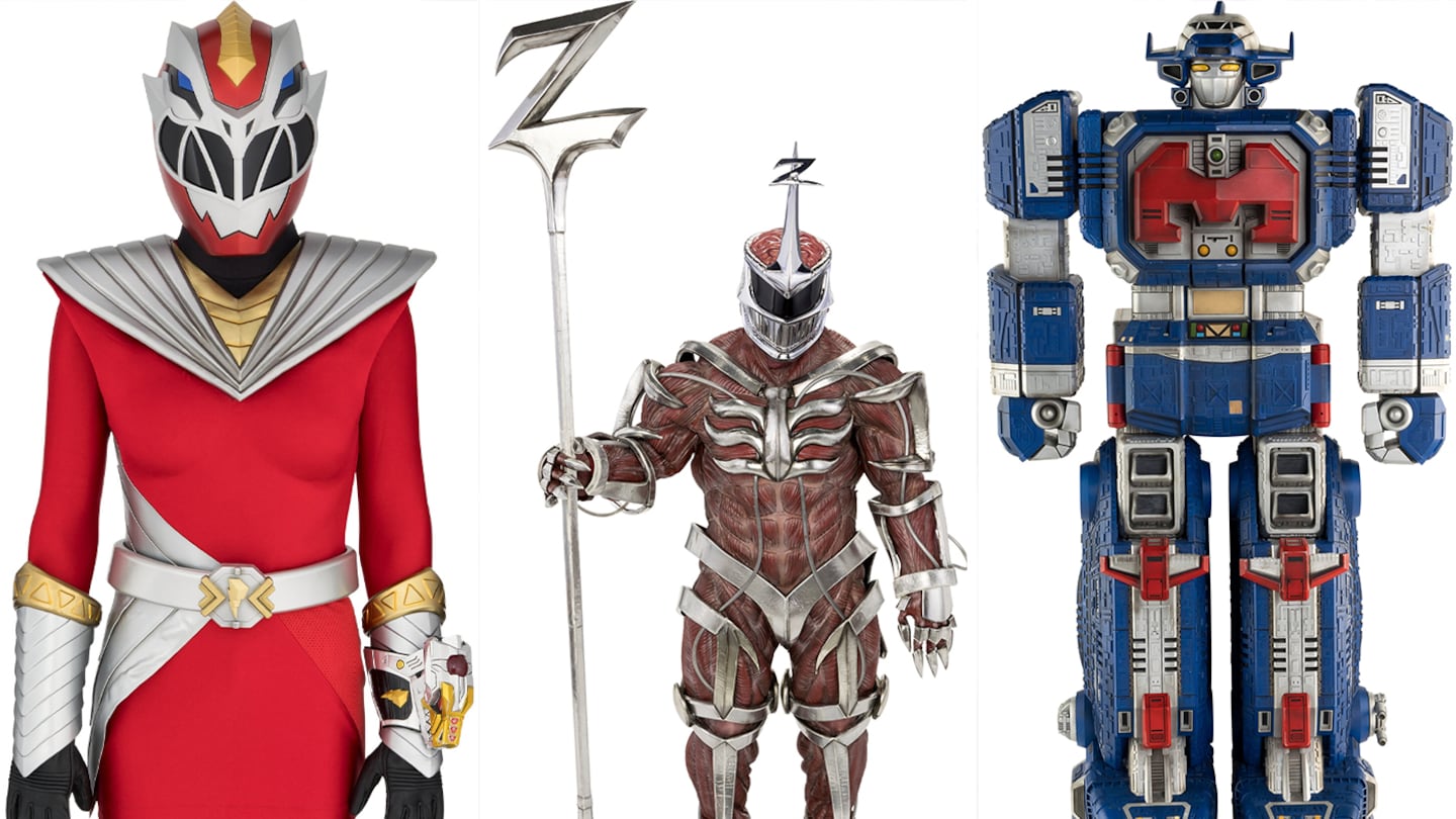 Hasbro auctioned off nearly 700 lots of Power Rangers costumes, figurines, and other memorabilia on Nov. 21, 2024.