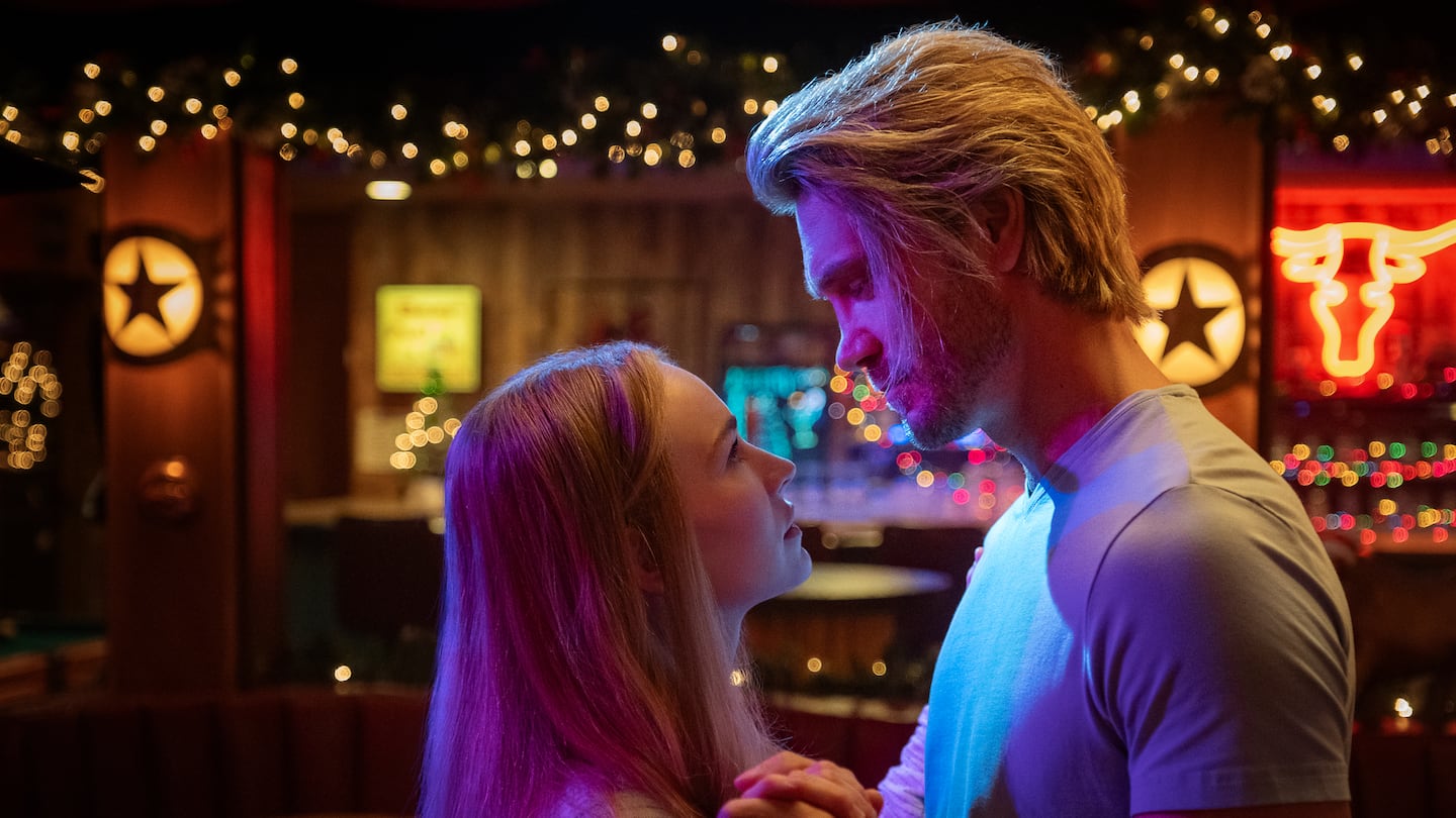 Britt Robertson as Ashley and Chad Michael Murray as Luke in "The Merry Gentlemen."