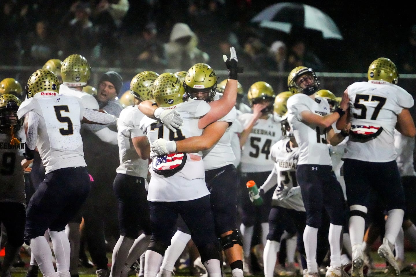 Needham crashed the Division 1 Super Bowl with a stunning win over St. John's Prep.