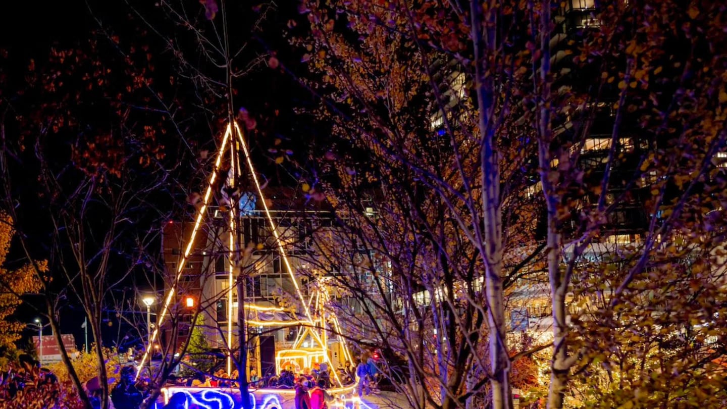 Martin's Park's annual ship lighting.