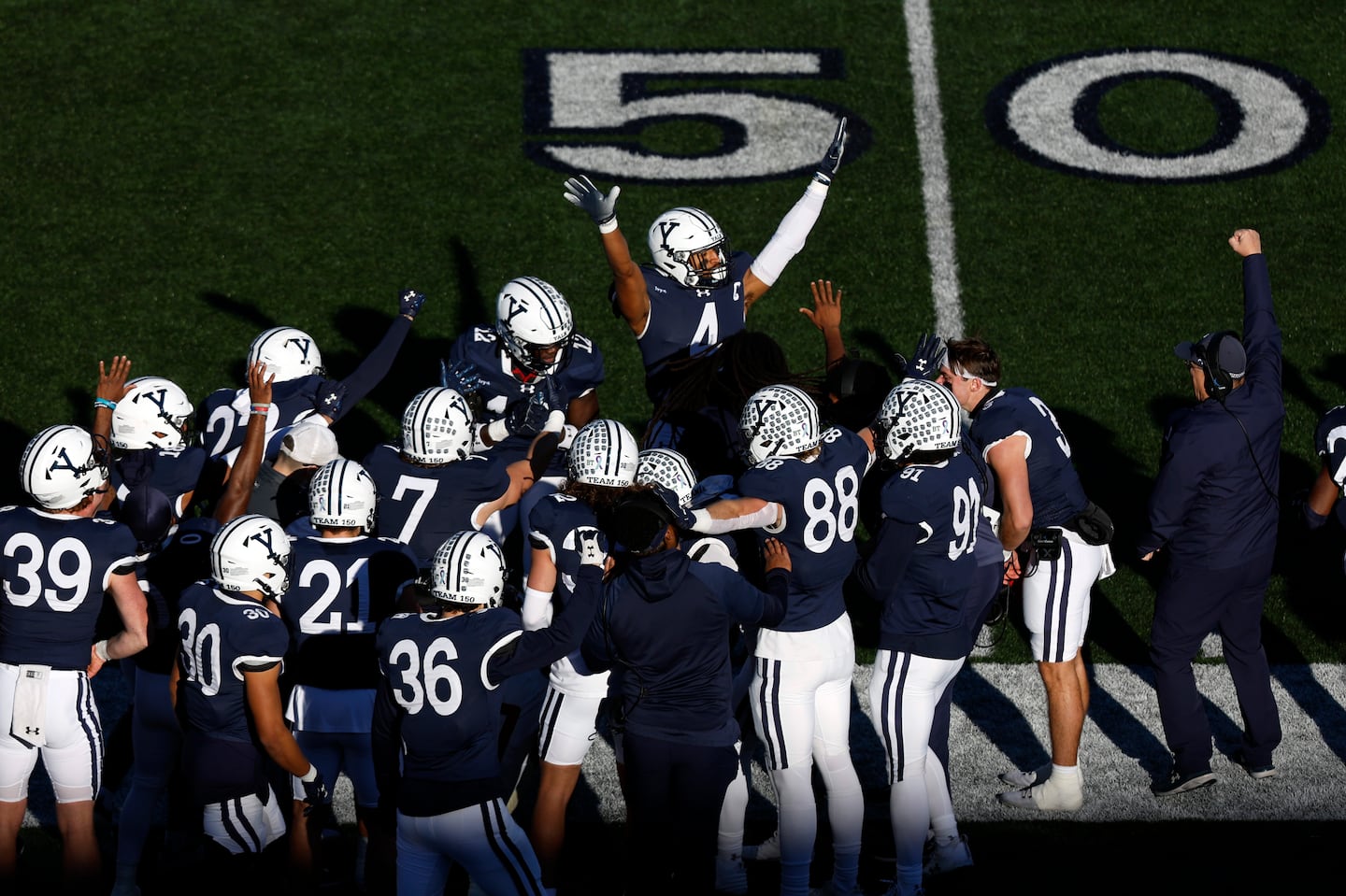 The Yale was once again able to celebrate a victory over Harvard in The Game.