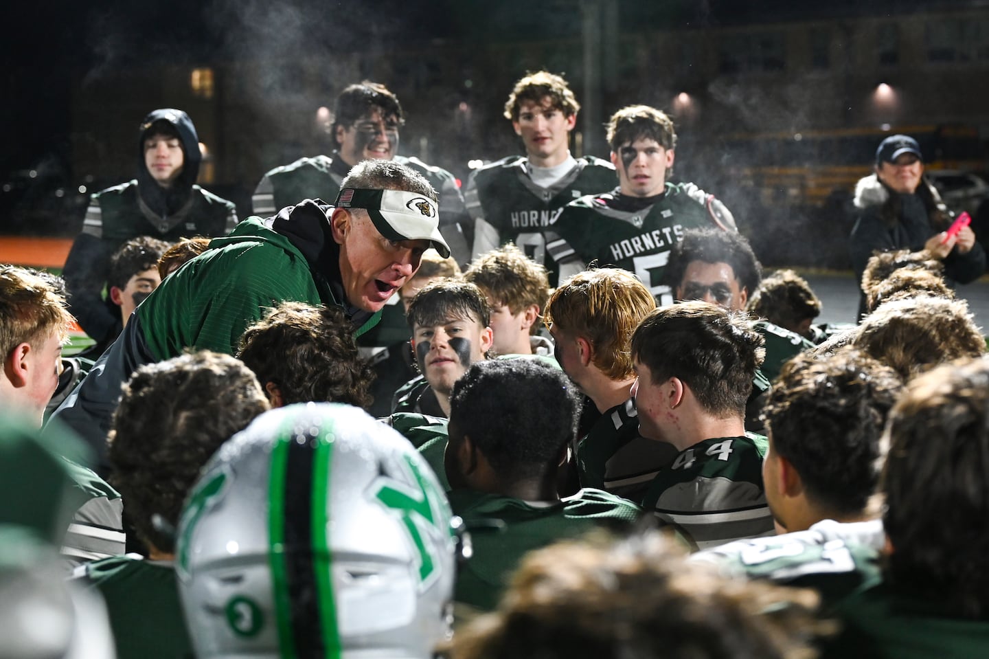 Mike Redding has his Mansfield football team back in a Super Bowl after its 42-28 Division 3 semifinal win over Walpole Friday night in Taunton.