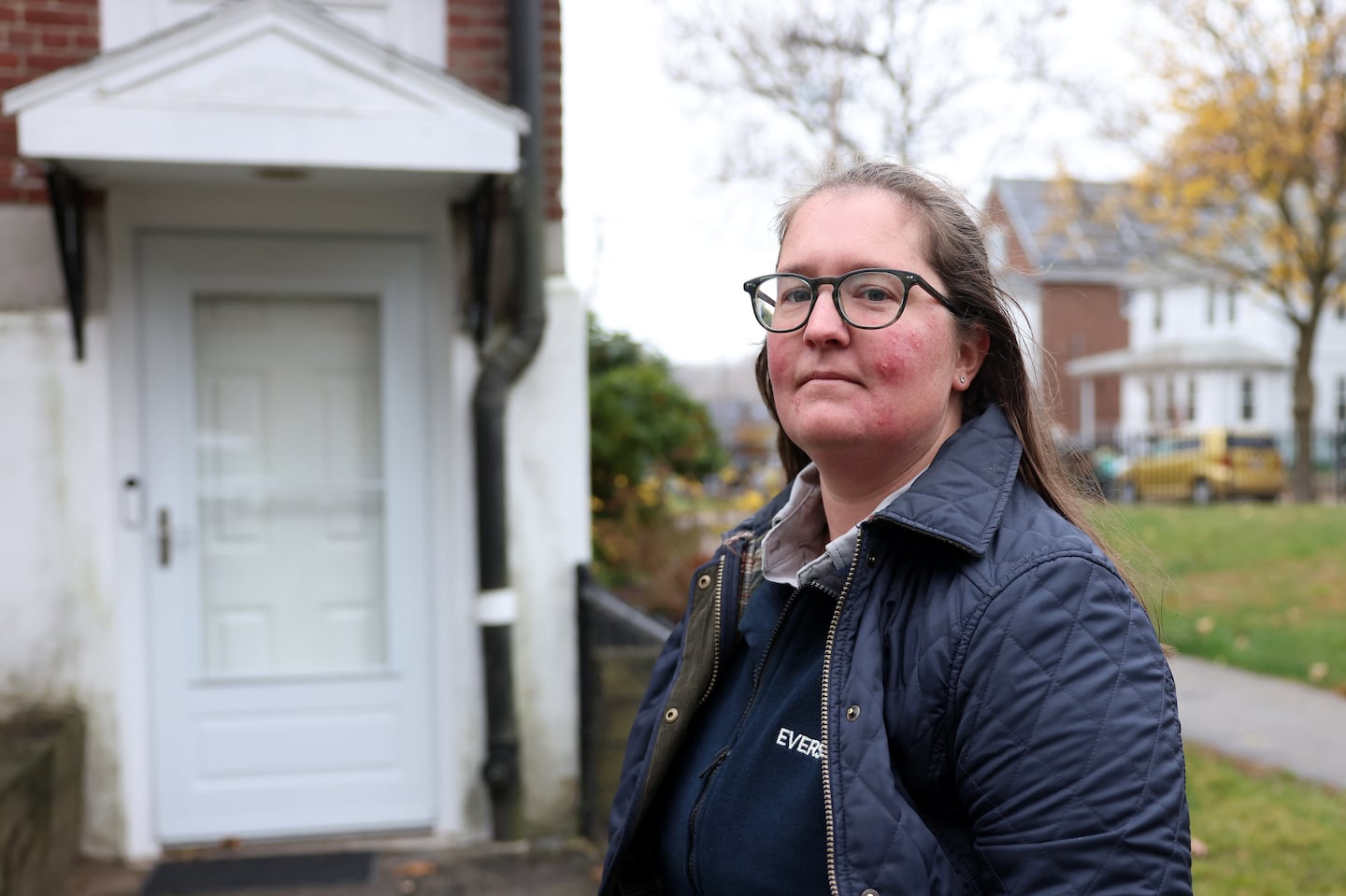 The doorknob and lock on the door to Katie Horey's condo needed to be replaced. Horey hired a contractor through Angi to replace the doorknob and lock, but she says the job was totally botched.