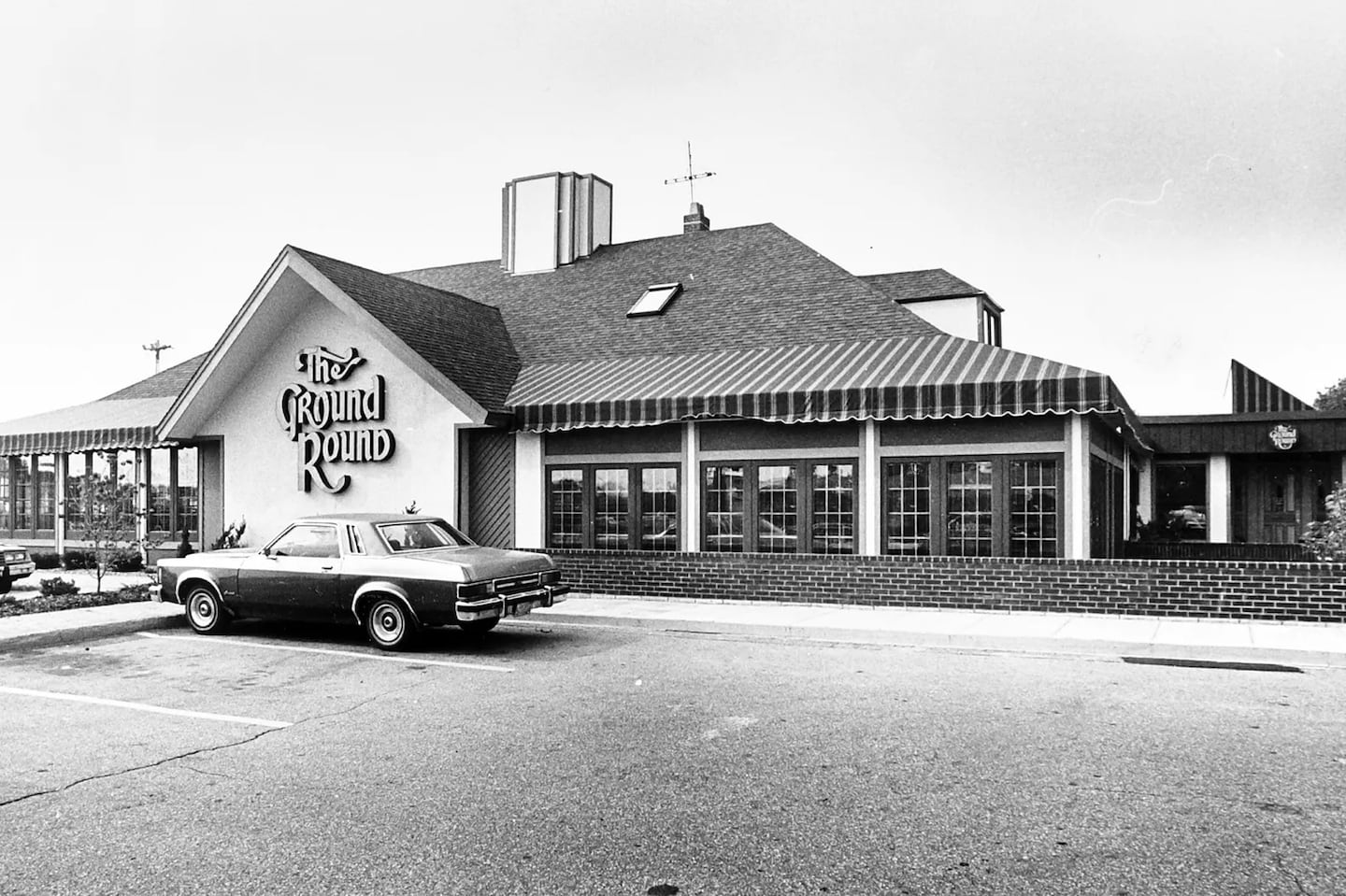 The original Shrewsbury Ground Round restaurant, pictured around 1982 or 1983. The old location, now home to a Walgreens, is just a few minutes away on Route 9 from the new restaurant, which slated to open next year.