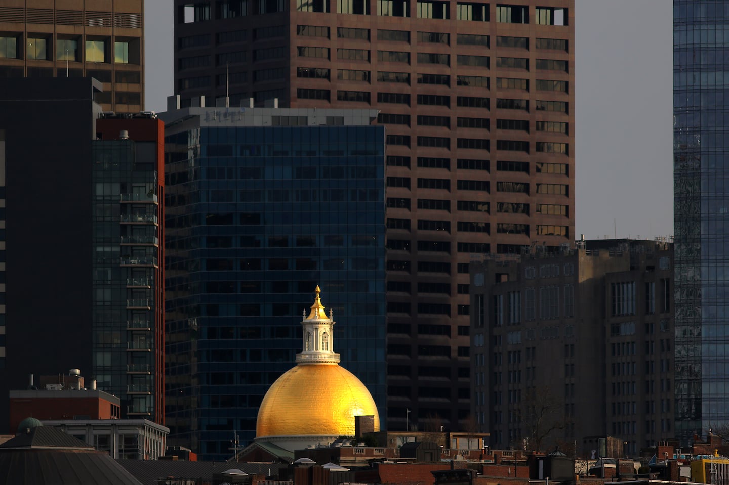 The Massachusetts State House.