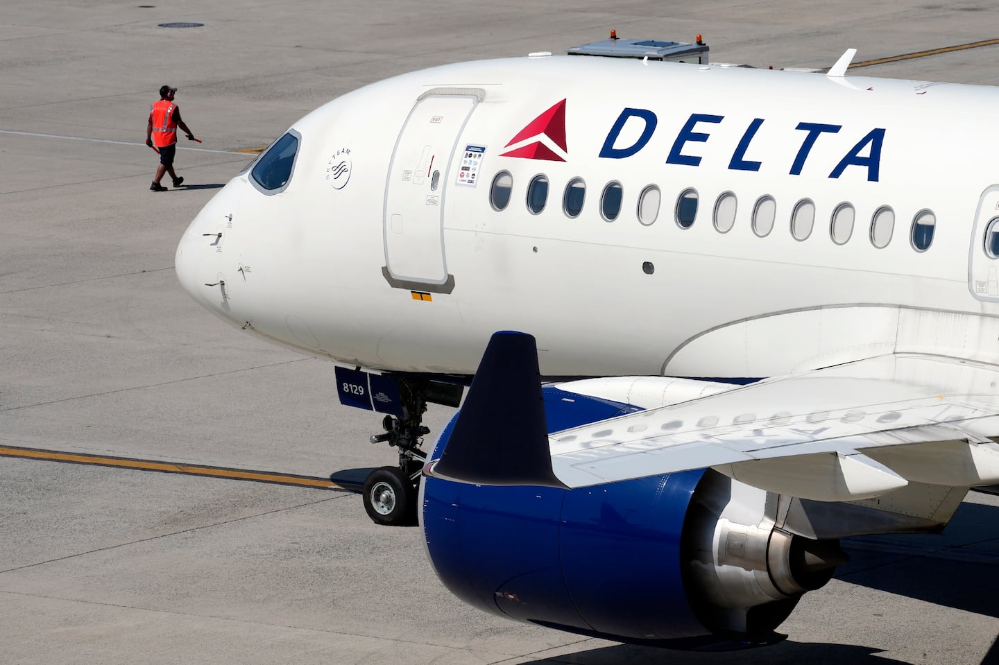 A Delta Air Lines jet left the gate on July 19 at Logan International Airport in Boston.